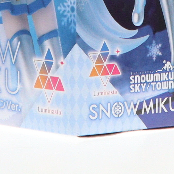 【中古即納】[FIG] 雪ミク キャラクター・ボーカル・シリーズ01 初音ミク Luminasta『SNOW MIKU』〜雪ミクスカイタウンVer.〜 フィギュア プライズ(1107799) セガ(20240131)