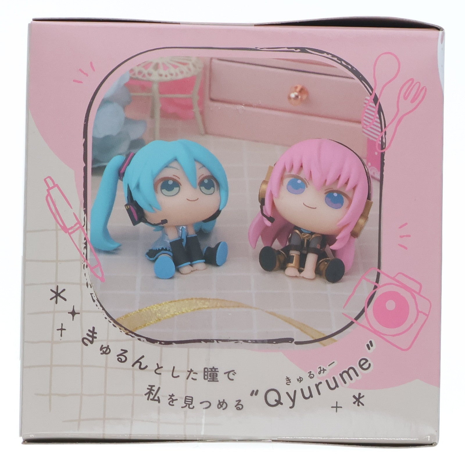 【中古即納】[FIG] 巡音ルカ(めぐりねるか) 初音ミクシリーズ きゅるみー ミニフィギュア『初音ミク 巡音ルカ』(EX) プライズ(1106976) セガ(20240210)