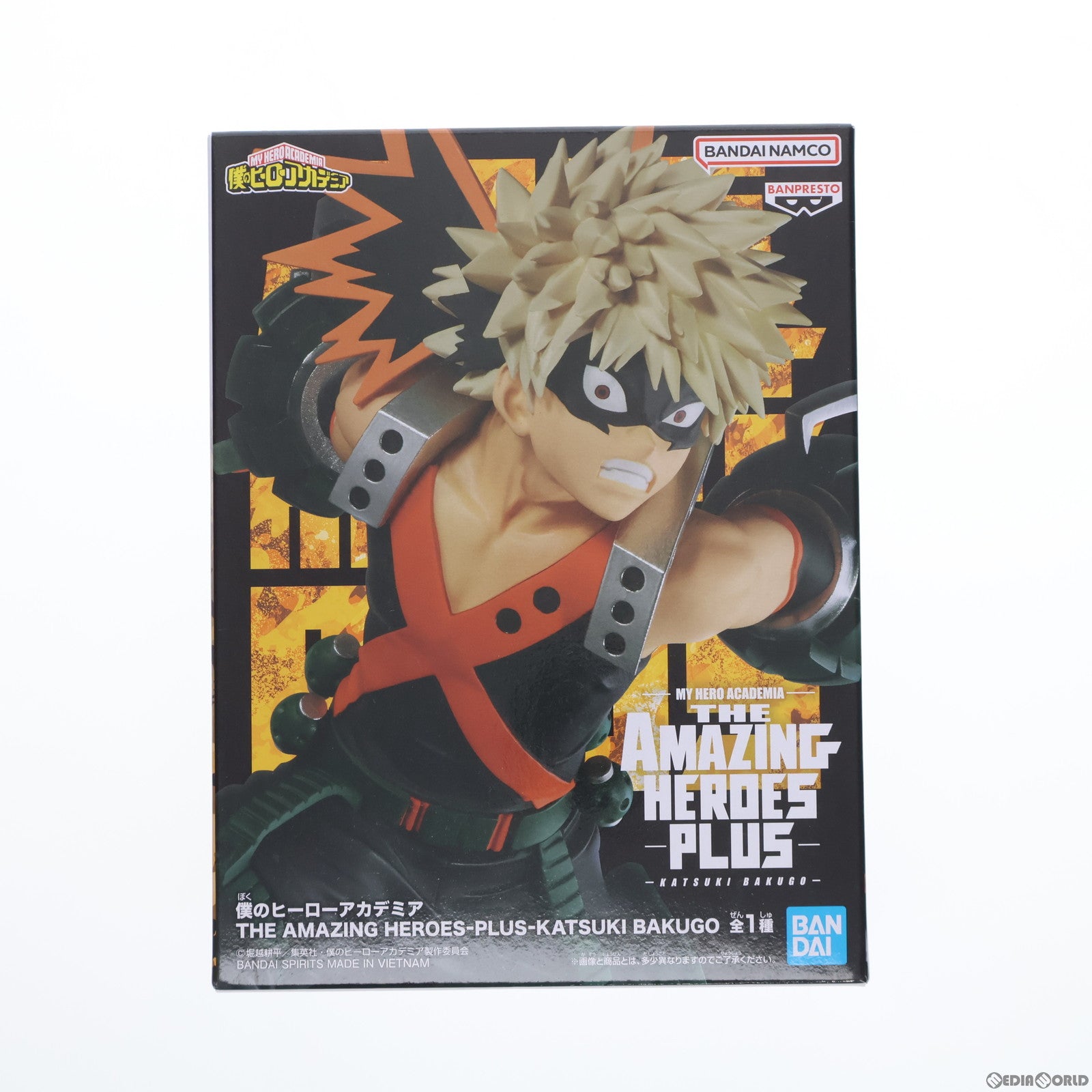 【中古即納】[FIG] 爆豪勝己(ばくごうかつき) 僕のヒーローアカデミア THE AMAZING HEROES-PLUS-KATSUKI BAKUGO フィギュア プライズ(2661722) バンプレスト(20240410)