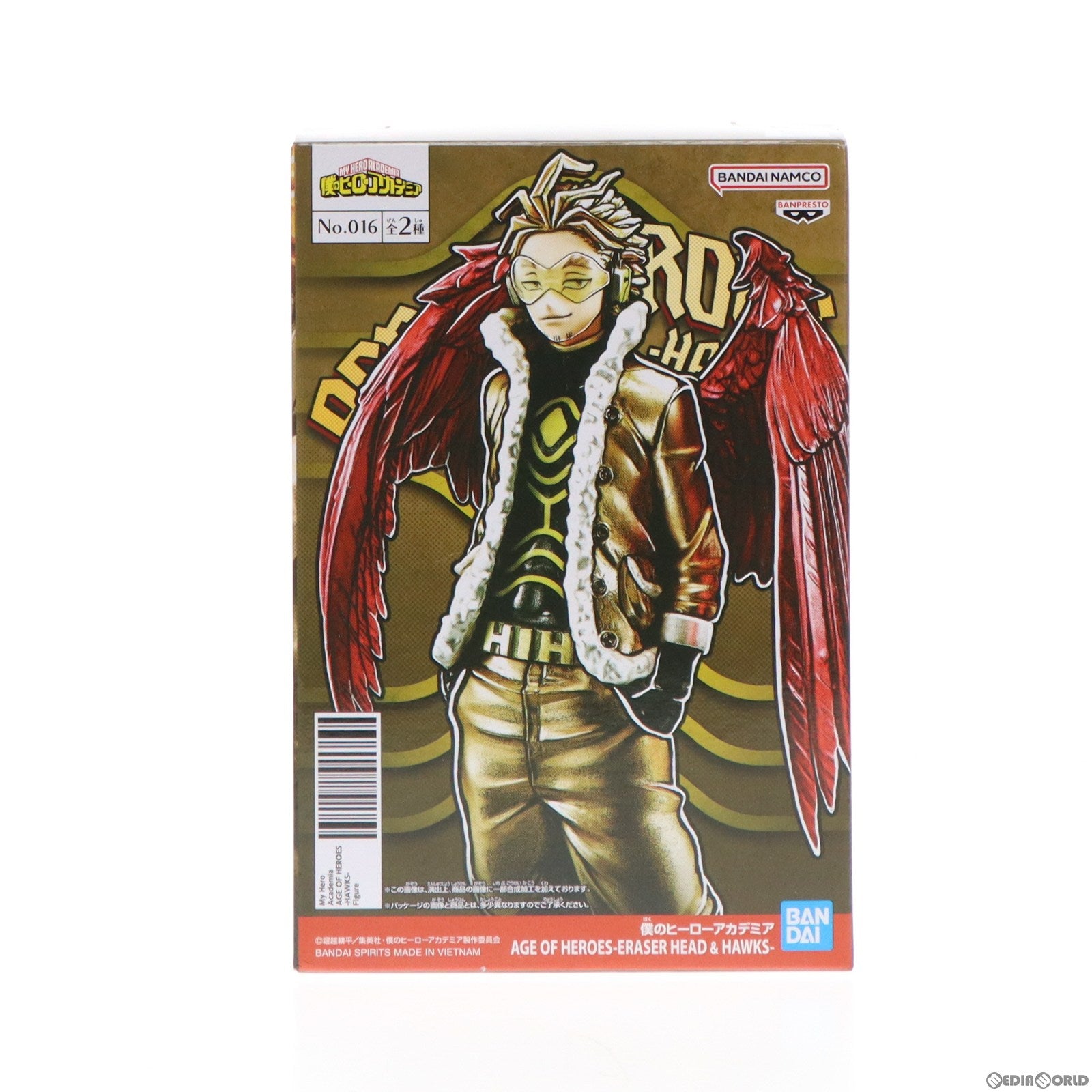 【中古即納】[FIG] ホークス 僕のヒーローアカデミア AGE OF HEROES-ERASER HEAD HAWKS- フィギュア プライズ(2633146) バンプレスト(20230331)