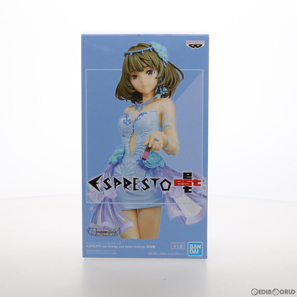 【中古即納】[FIG] 高垣楓(たかがきかえで) ESPRESTO est-Dressy and Snow makeup-高垣楓 アイドルマスター シンデレラガールズ フィギュア プライズ(2555371) バンプレスト(20210731)