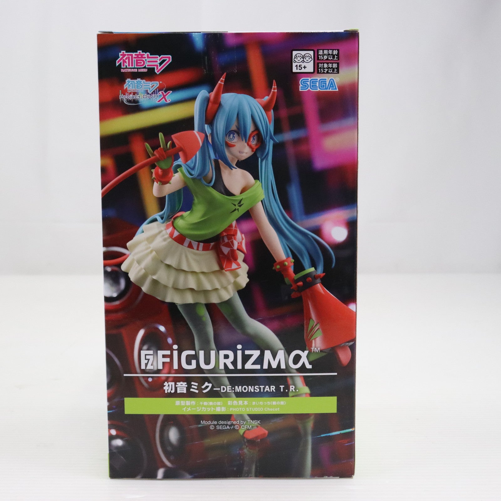 【中古即納】[FIG] 初音ミク 初音ミク -Project DIVA- X FIGURIZMα『初音ミク-DE:MONSTAR T.R.』 フィギュア プライズ(1112026) セガ(20240920)