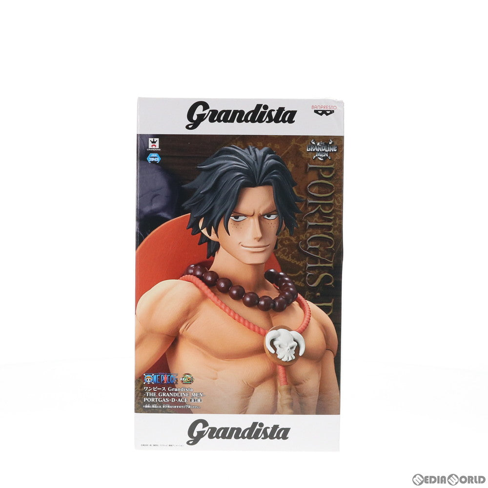 【中古即納】[FIG] ポートガス・D・エース ワンピース Grandista-THE GRANDLINE MEN-PORTGAS・D・ACE ONE PIECE フィギュア プライズ(39335) バンプレスト(20190531)