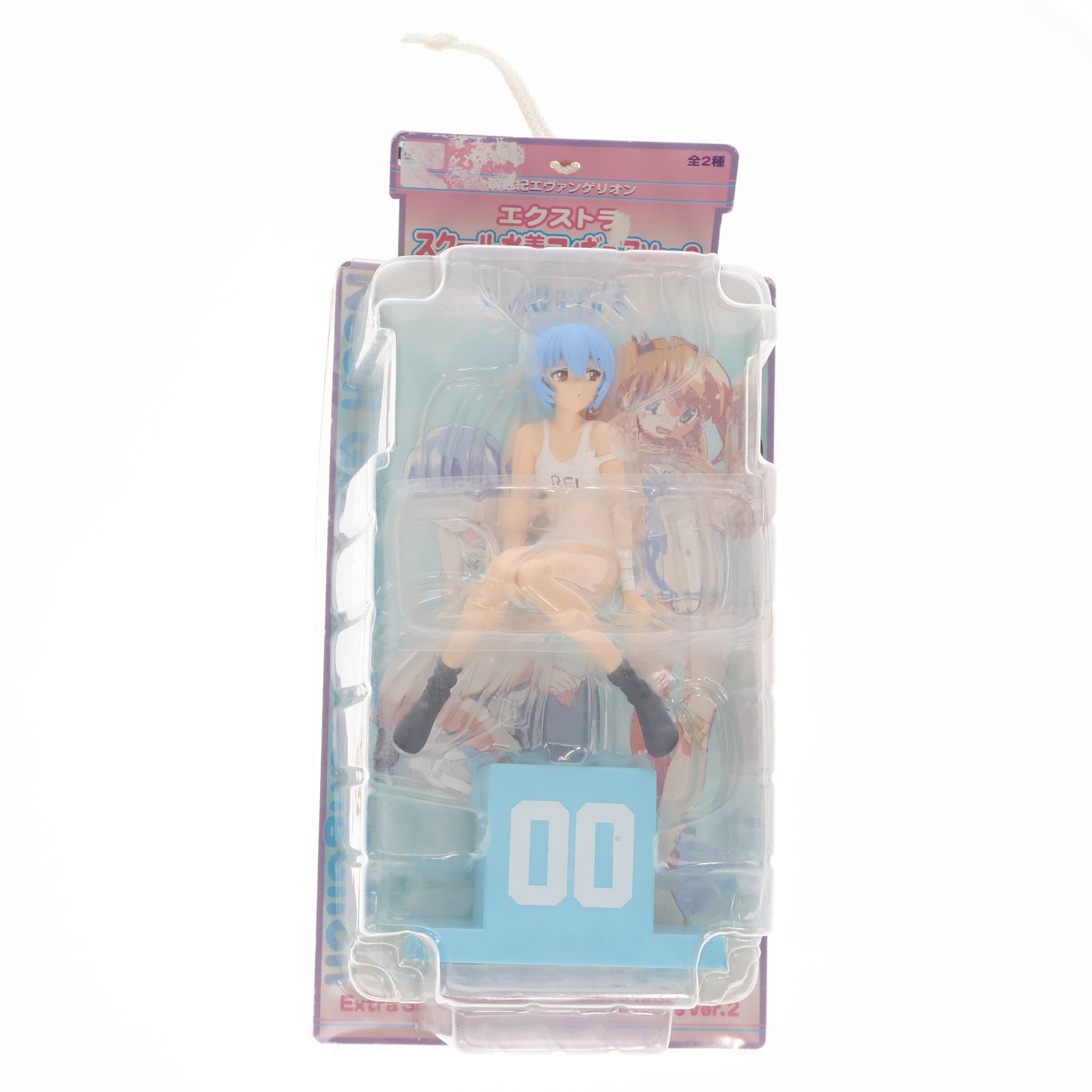 【中古即納】[FIG] 綾波レイ 水着白Ver. 新世紀エヴァンゲリオン エクストラスクール水着フィギュアVer.2 プライズ(13954) セガ(20080531)
