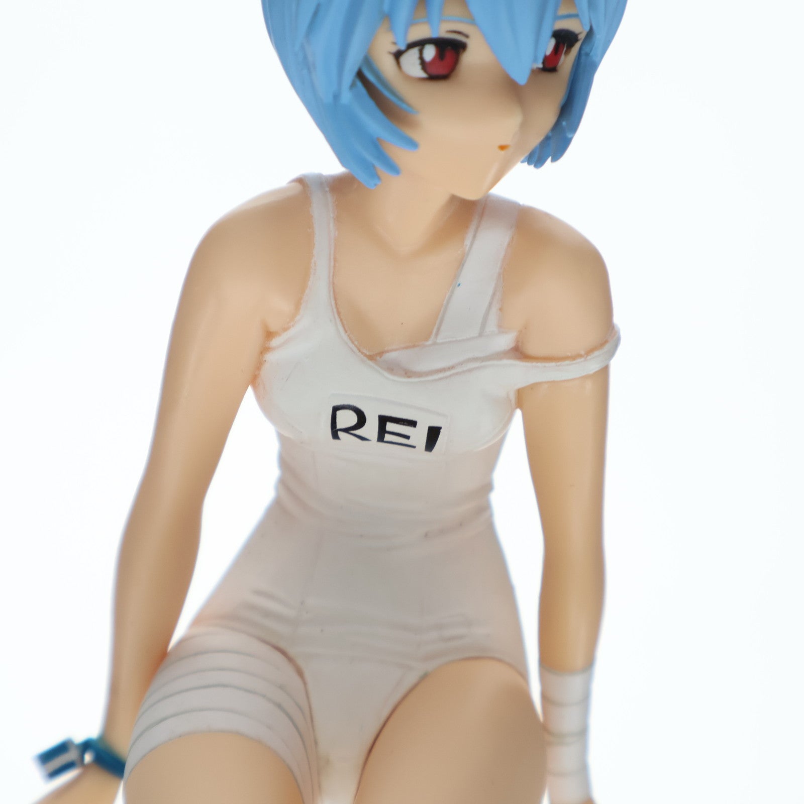 【中古即納】[FIG] 綾波レイ 水着白Ver. 新世紀エヴァンゲリオン エクストラスクール水着フィギュアVer.2 プライズ(13954) セガ(20080531)
