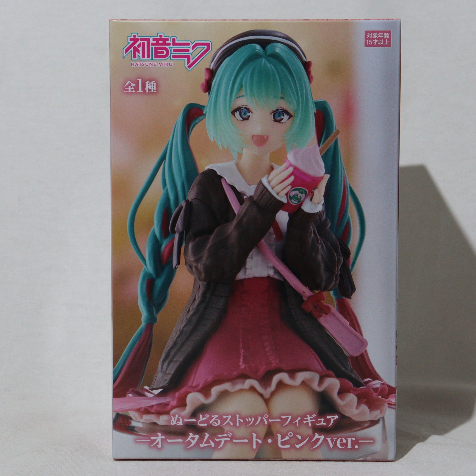 【中古即納】[FIG] 初音ミク VOCALOID(ボーカロイド) ぬーどるストッパーフィギュア-オータムデート・ピンクver.- プライズ(AMU-PRZ17295) フリュー(20240915)