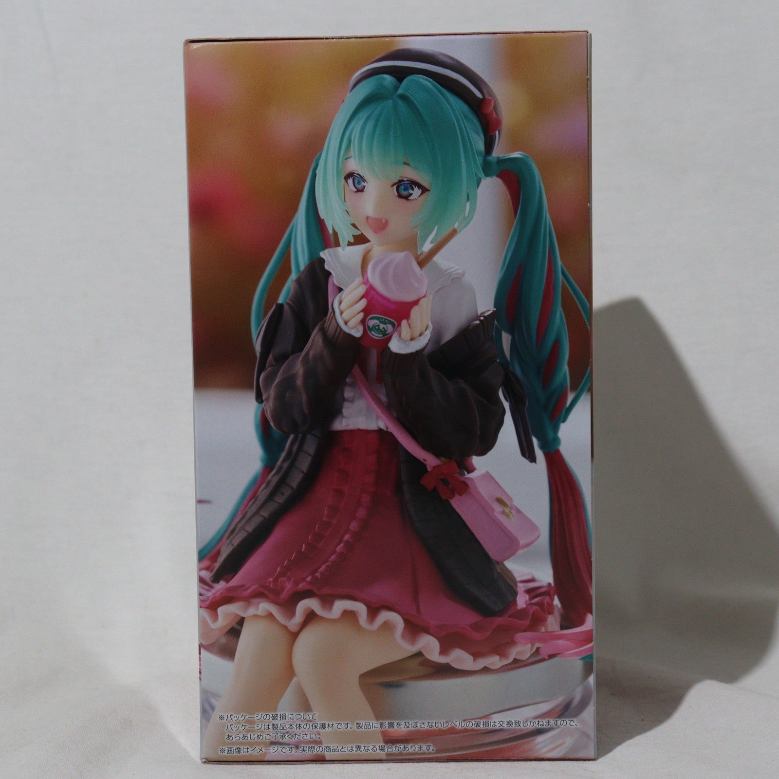 【中古即納】[FIG] 初音ミク VOCALOID(ボーカロイド) ぬーどるストッパーフィギュア-オータムデート・ピンクver.- プライズ(AMU-PRZ17295) フリュー(20240915)