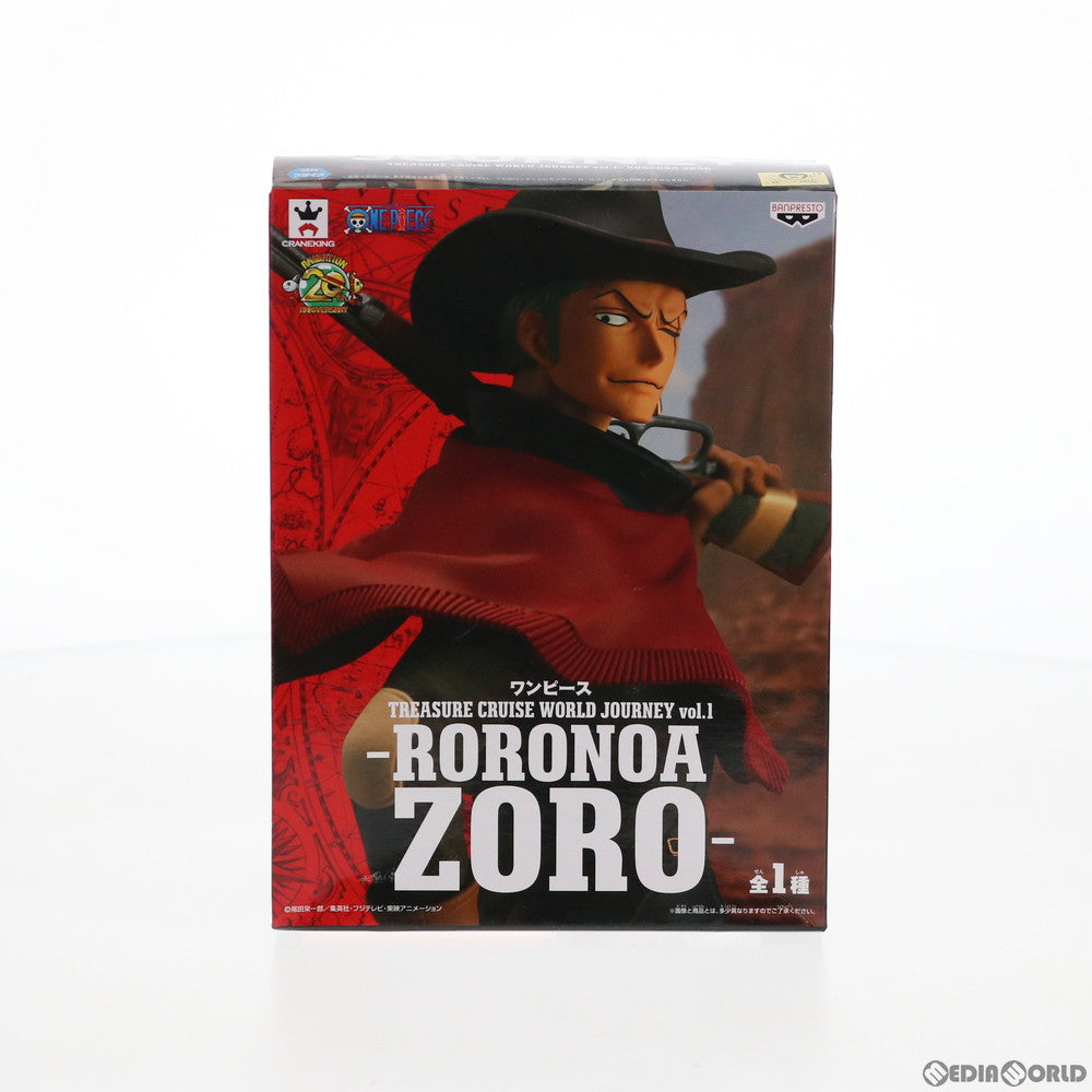 【中古即納】[FIG]ロロノア・ゾロ TREASURE CRUISE WORLD JOURNEY vol.1-RORONOA ZORO- ONE PIECE(ワンピース) フィギュア プライズ(39040) バンプレスト(20190131)