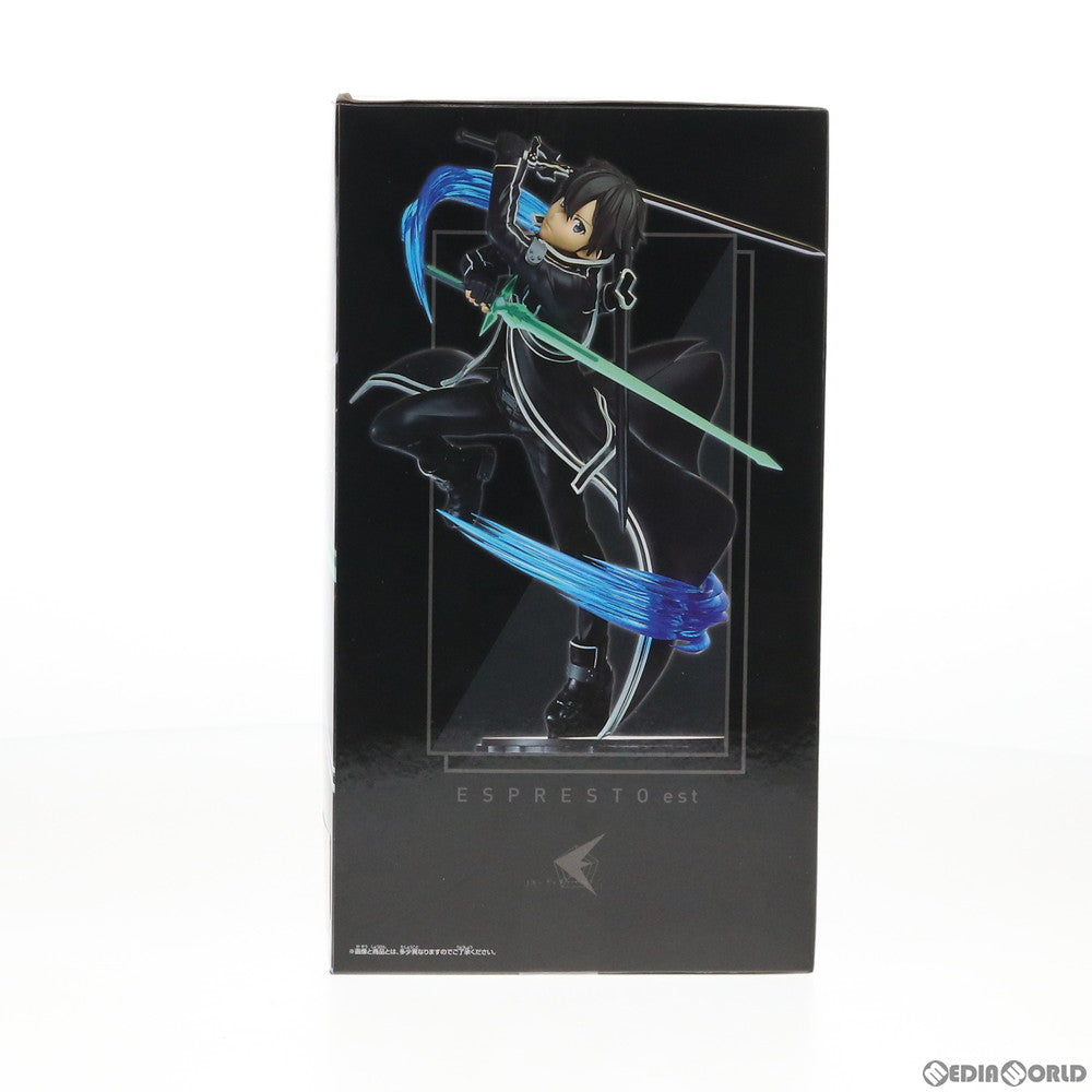 【中古即納】[FIG] ESPRESTO est -EXTRA MOTIONS-キリト 黒の剣士ver. ソードアート・オンライン インテグラル・ファクター フィギュア プライズ バンプレスト(20200320)