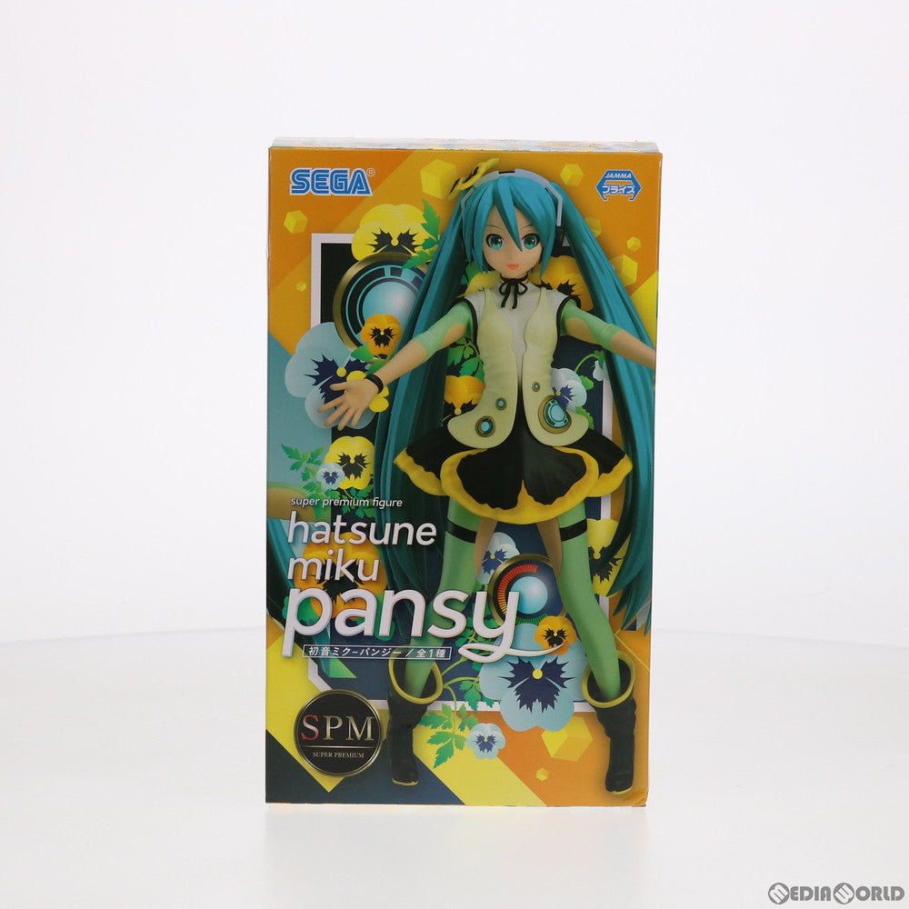 【中古即納】[FIG] 初音ミク(はつねミク) 初音ミク Project DIVA Arcade Future Tone スーパープレミアムフィギュア『初音ミク-パンジー』 プライズ(1022304) セガ(20171231)