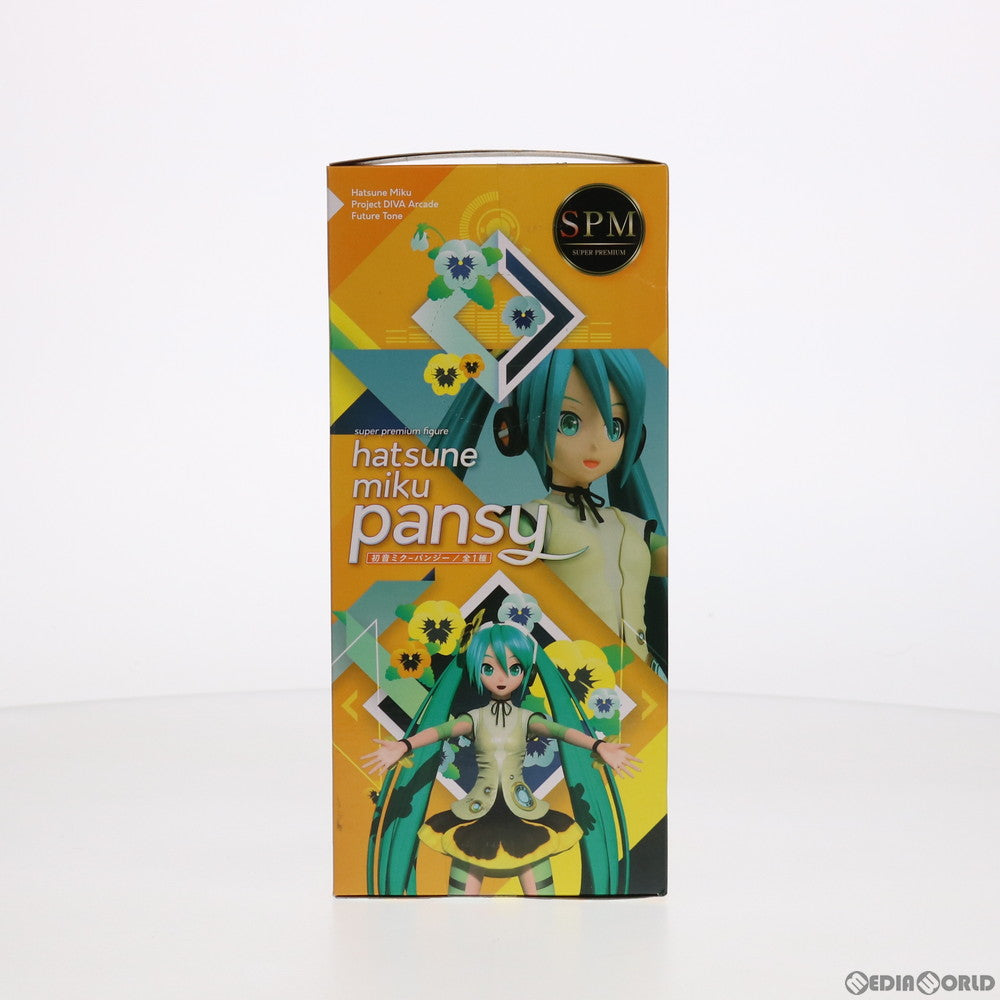【中古即納】[FIG] 初音ミク(はつねミク) 初音ミク Project DIVA Arcade Future Tone スーパープレミアムフィギュア『初音ミク-パンジー』 プライズ(1022304) セガ(20171231)