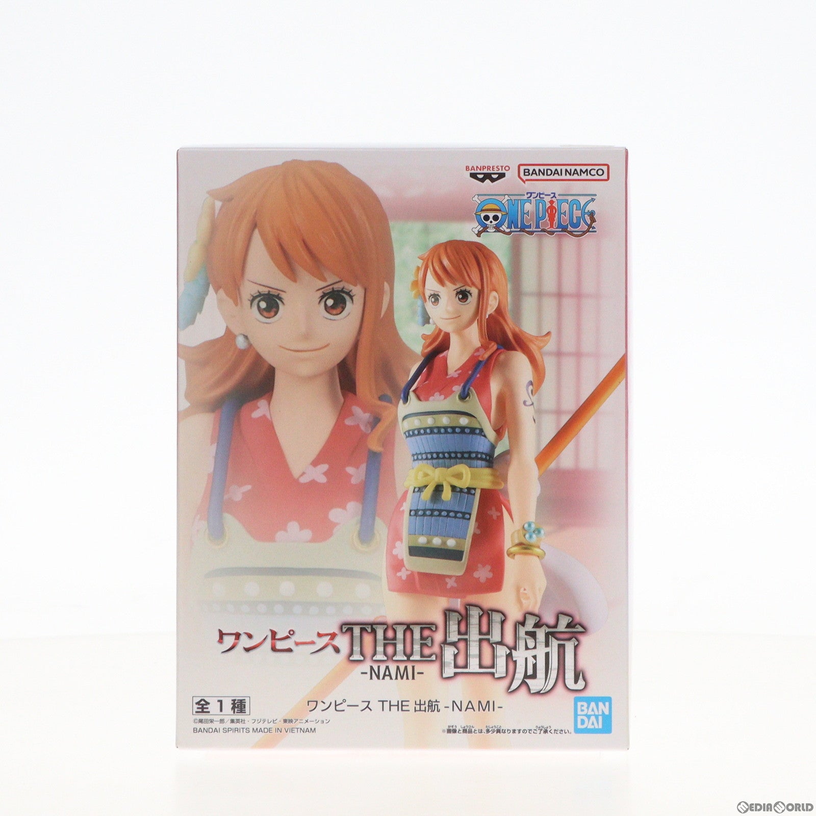 【中古即納】[FIG]ナミ ワンピース THE出航-NAMI- ONE PIECE フィギュア プライズ(2650634) バンプレスト(20231031)