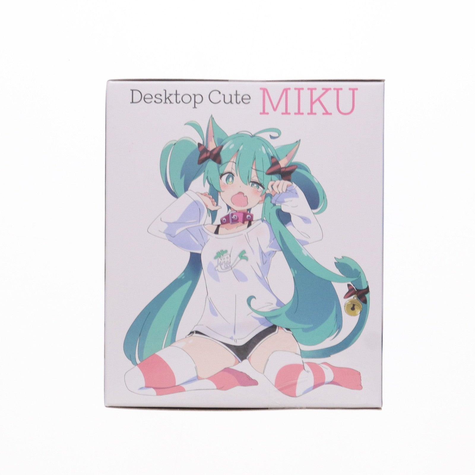 【中古即納】[FIG] 初音ミク キャラクター・ボーカル・シリーズ01 初音ミク Desktop Cute フィギュア 〜猫耳Tシャツver.〜 プライズ(451780000) タイトー(20240831)