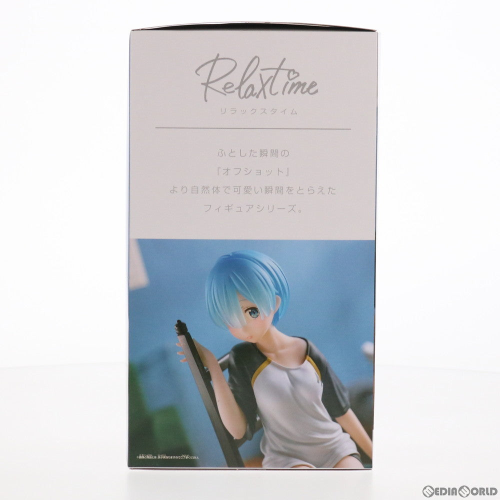 【中古即納】[FIG] レム -Relax time-レム T-Shirt ver. Re:ゼロから始める異世界生活 フィギュア プライズ(2538403) バンプレスト(20210531)