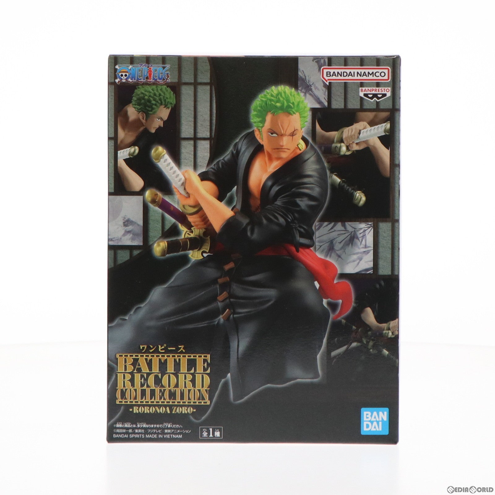 【中古即納】[FIG]ロロノア・ゾロ ワンピース BATTLE RECORD COLLECTION -RORONOA ZORO- ONE PIECE フィギュア プライズ(2593514) バンプレスト(20230120)