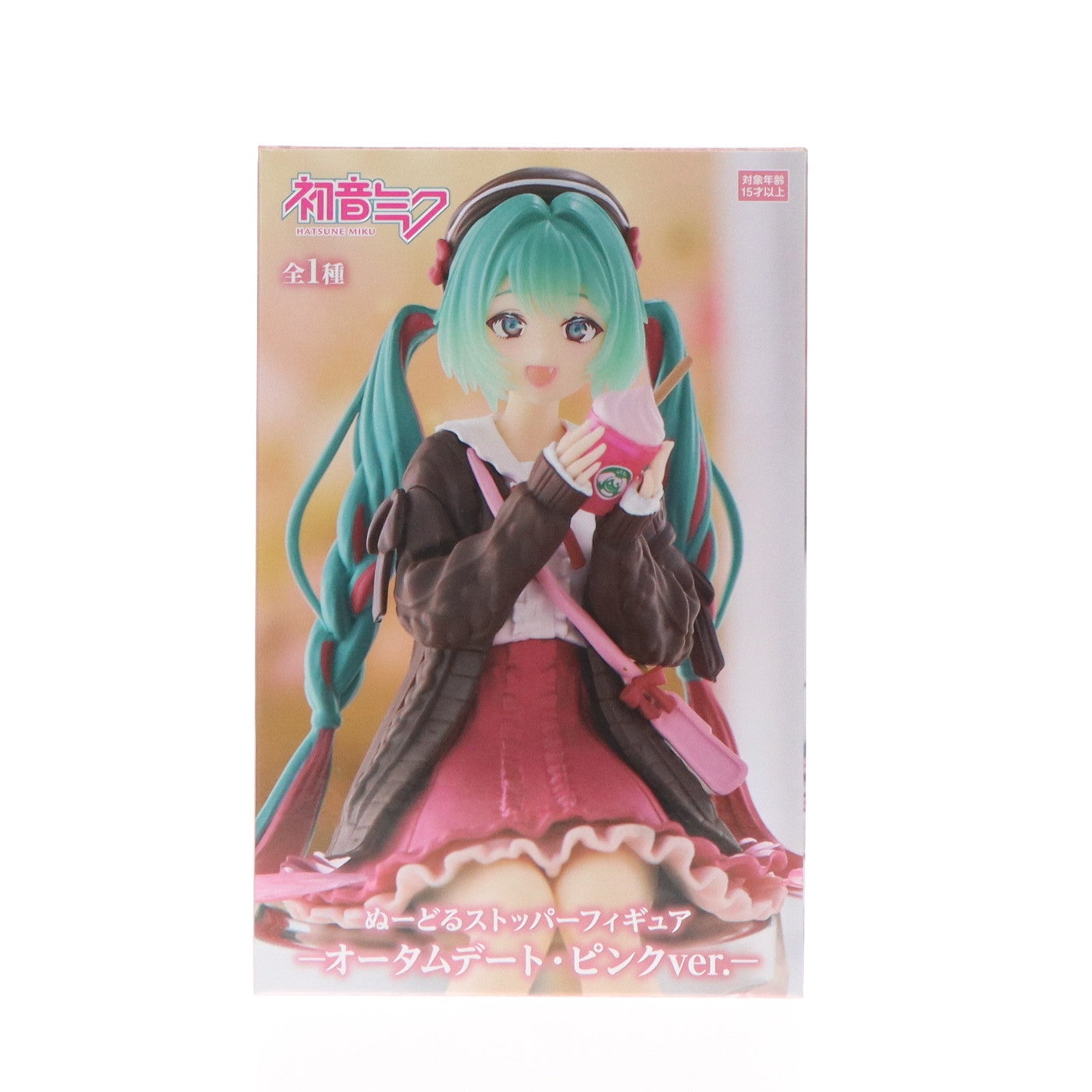 【中古即納】[FIG] 初音ミク VOCALOID(ボーカロイド) ぬーどるストッパーフィギュア-オータムデート・ピンクver.- プライズ(AMU-PRZ17295) フリュー(20240920)