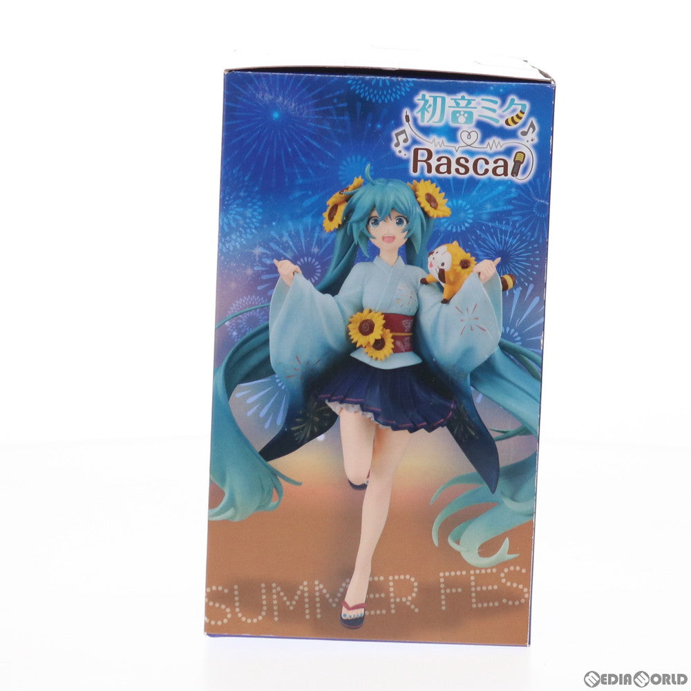 【中古即納】[FIG] 初音ミク×ラスカル スペシャルフィギュア-サマーフェス- キャラクター・ボーカル・シリーズ01 初音ミク プライズ(AMU-PRZ12110) フリュー(20210630)