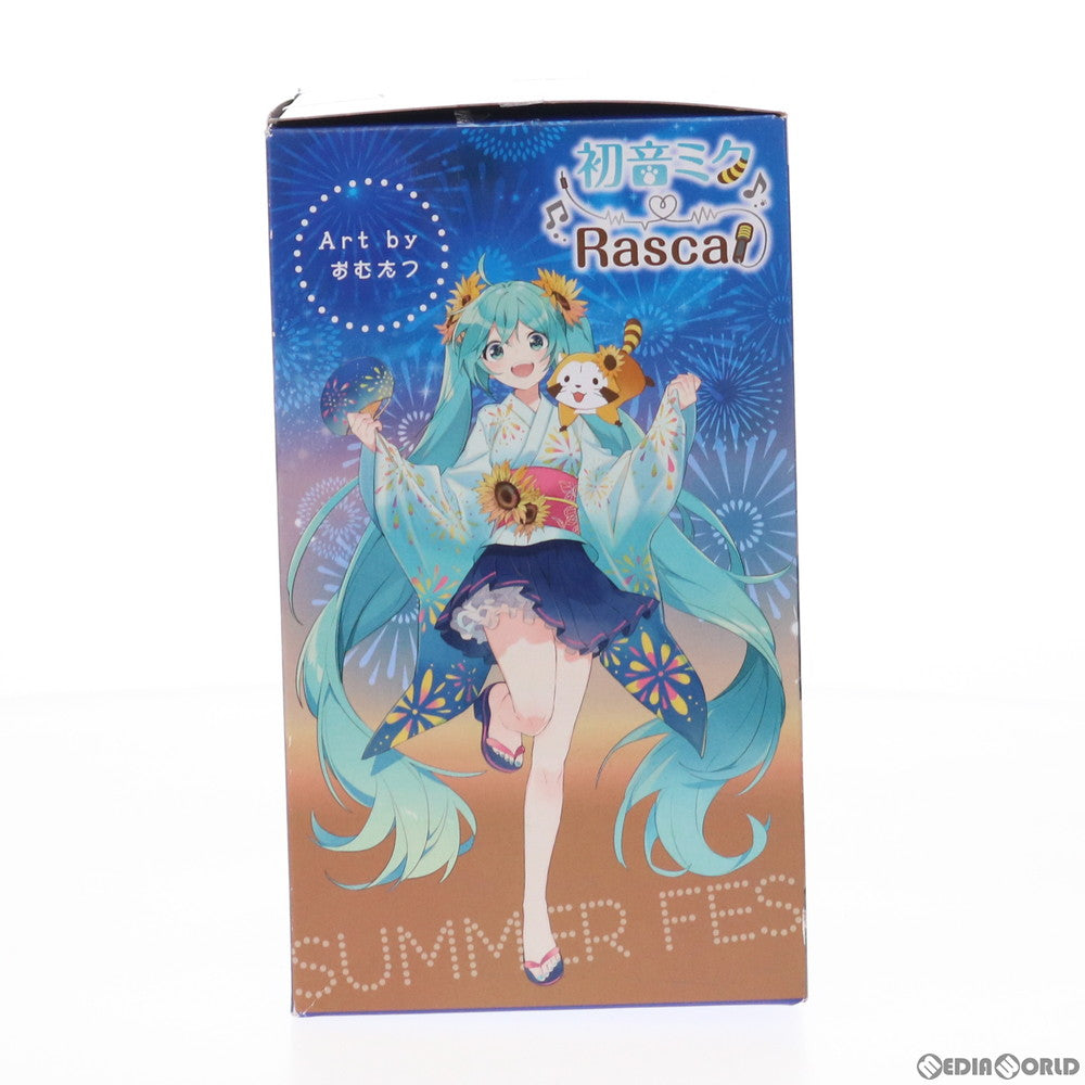 【中古即納】[FIG] 初音ミク×ラスカル スペシャルフィギュア-サマーフェス- キャラクター・ボーカル・シリーズ01 初音ミク プライズ(AMU-PRZ12110) フリュー(20210630)