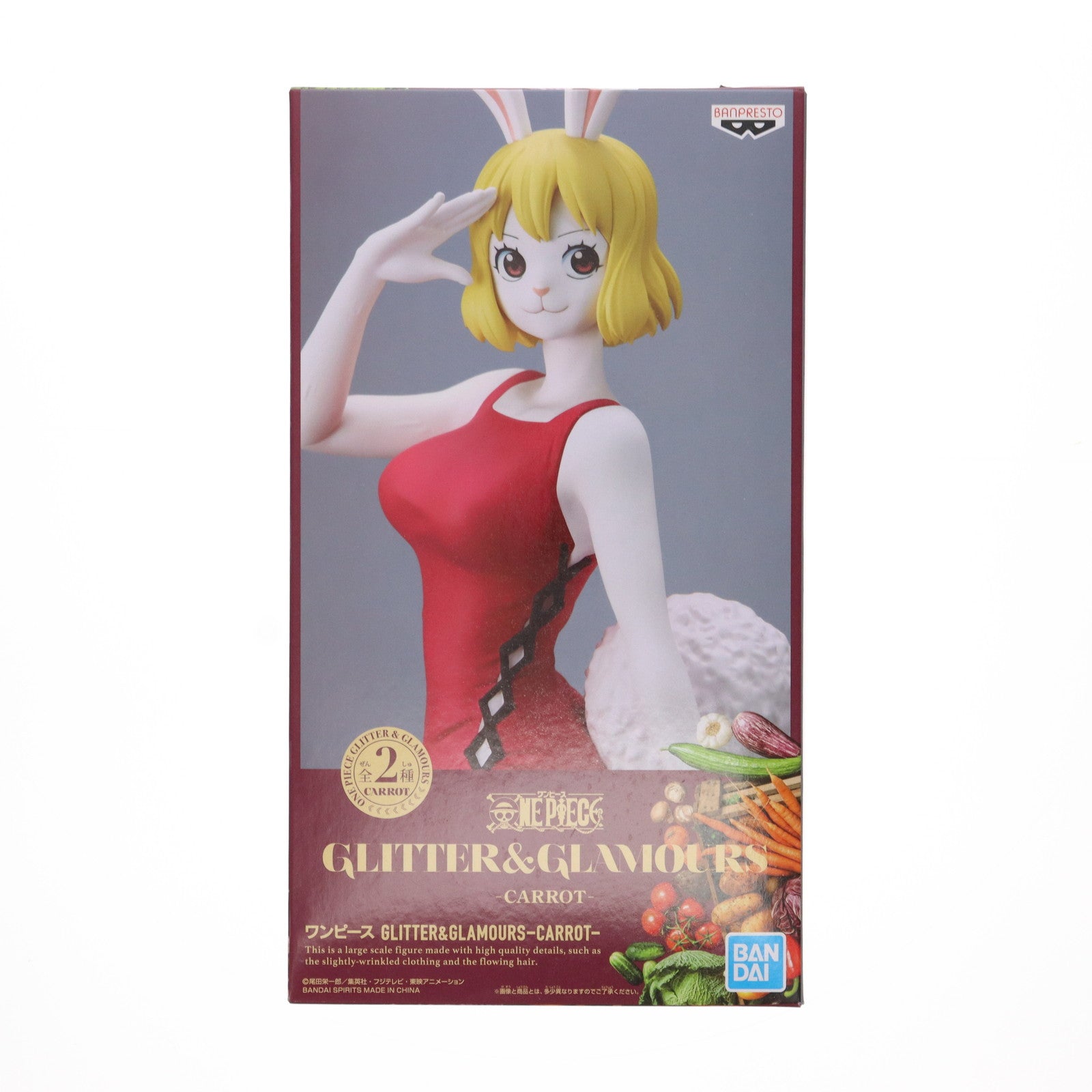 【中古即納】[FIG] キャロット B(衣装レッド) ワンピース GLITTER&GLAMOURS -CARROT- ONE PIECE フィギュア プライズ(2595034) バンプレスト(20220520)