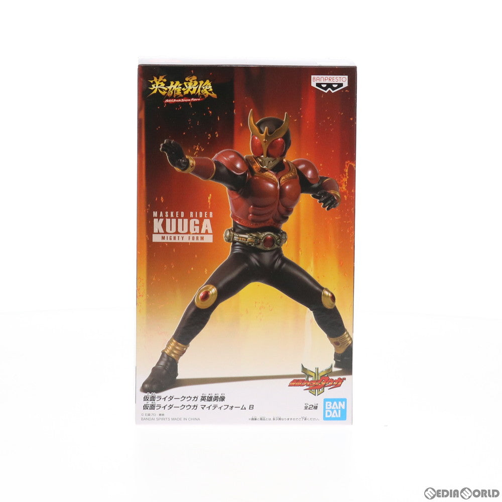 【中古即納】[FIG] 英雄勇像 仮面ライダークウガ マイティーフォームB(ベルトゴールド) フィギュア プライズ(82321) バンプレスト(20200720)