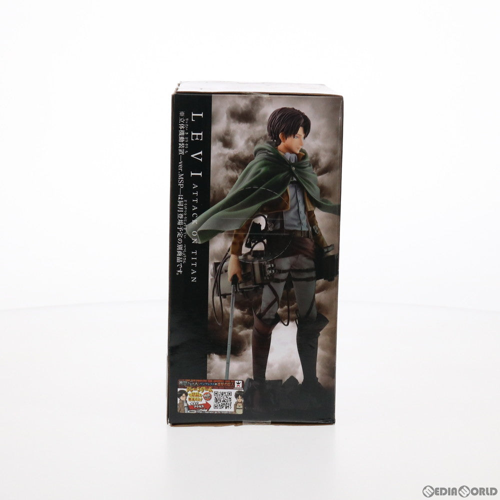 【中古即納】[FIG] リヴァイ 進撃の巨人 MASTER STARS PIECE THE LEVI フィギュア プライズ(49088) バンプレスト(20140810)