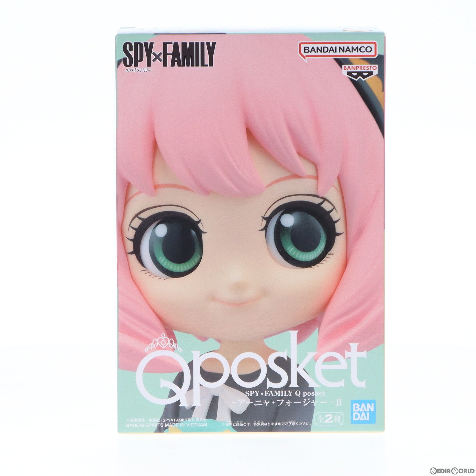 【中古即納】[FIG] アーニャ・フォージャー A(リボンホワイト) SPY×FAMILY(スパイファミリー) Q posket-アーニャ・フォージャー-II フィギュア プライズ(2615780) バンプレスト(20221231)