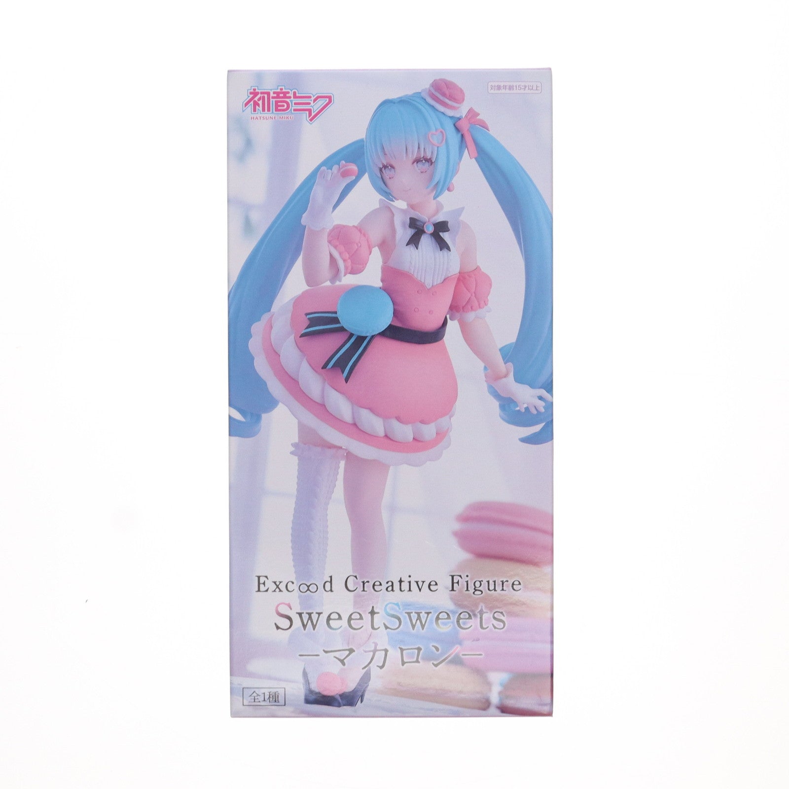 【中古即納】[FIG] 初音ミク Exc∞d Creative Figure SweetSweets-マカロン- キャラクター・ボーカル・シリーズ01 初音ミク フィギュア プライズ(AMU-PRZ14525) フリュー(20230331)