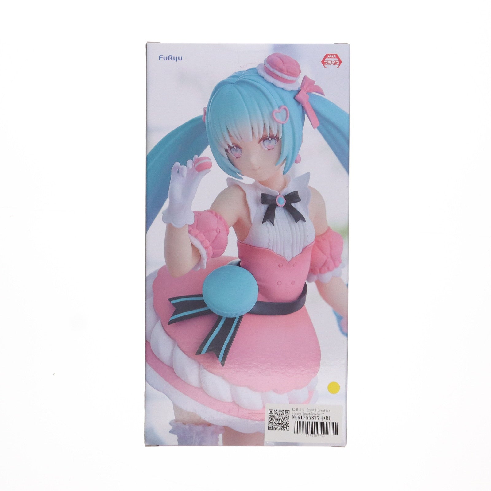 【中古即納】[FIG] 初音ミク Exc∞d Creative Figure SweetSweets-マカロン- キャラクター・ボーカル・シリーズ01 初音ミク フィギュア プライズ(AMU-PRZ14525) フリュー(20230331)