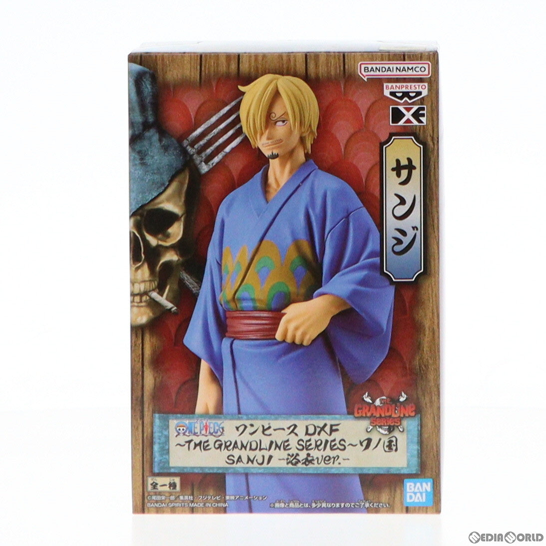 【中古即納】[FIG] サンジ ワンピース DXF～THE GRANDLINE SERIES～ワノ国 SANJI-浴衣ver.- ONE PIECE フィギュア プライズ(2659008) バンプレスト(20240220)