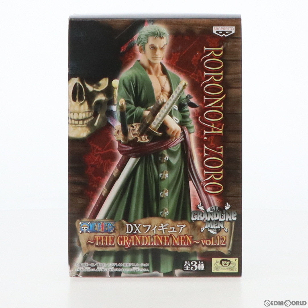 【中古即納】[FIG] ロロノア・ゾロ DXフィギュア～THE GRANDLINE MEN～VOL.12 ONE PIECE(ワンピース) プライズ(47697) バンプレスト(20120331)