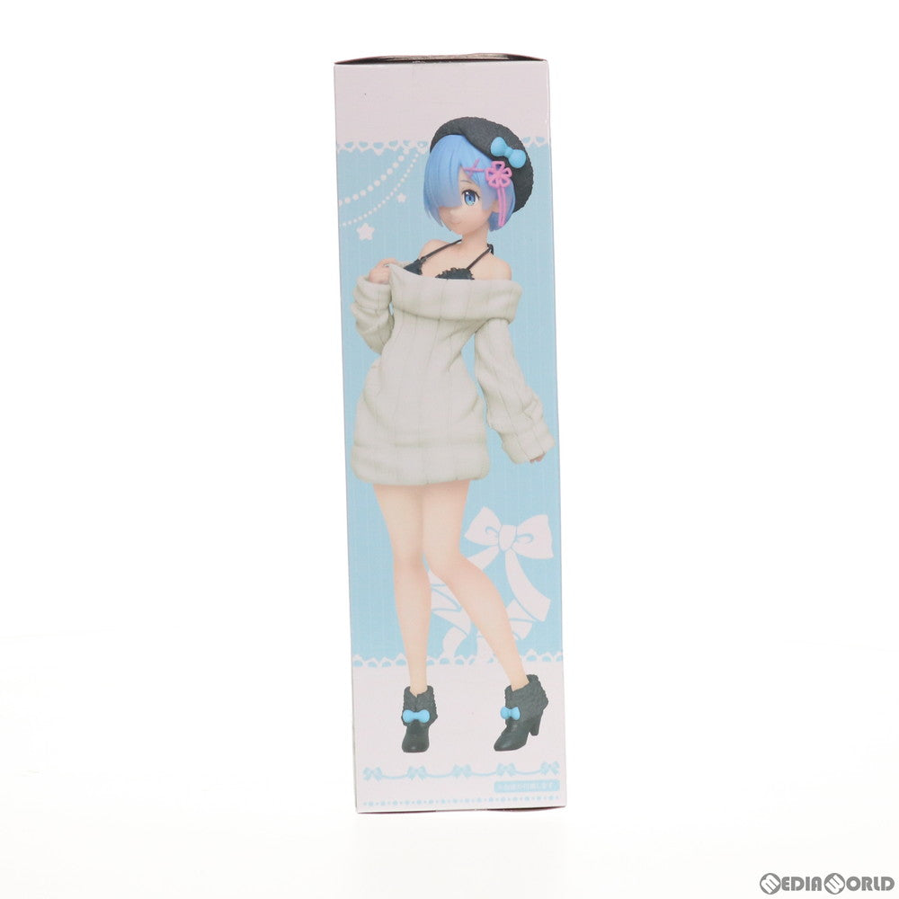 【中古即納】[FIG] レム Re:ゼロから始める異世界生活 プレシャスフィギュア ～ニットワンピース～ ver. Renewal プライズ(451283300) タイトー(20210110)