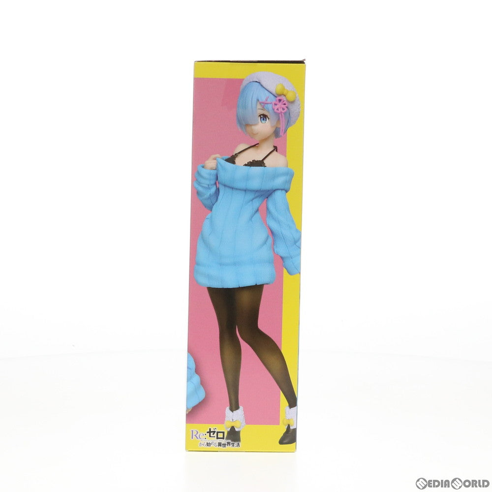 【中古即納】[FIG] レム Re:ゼロから始める異世界生活 Memory Snow プレシャスフィギュア レム～ニットワンピースver.～ プライズ(451159200) タイトー(20190930)