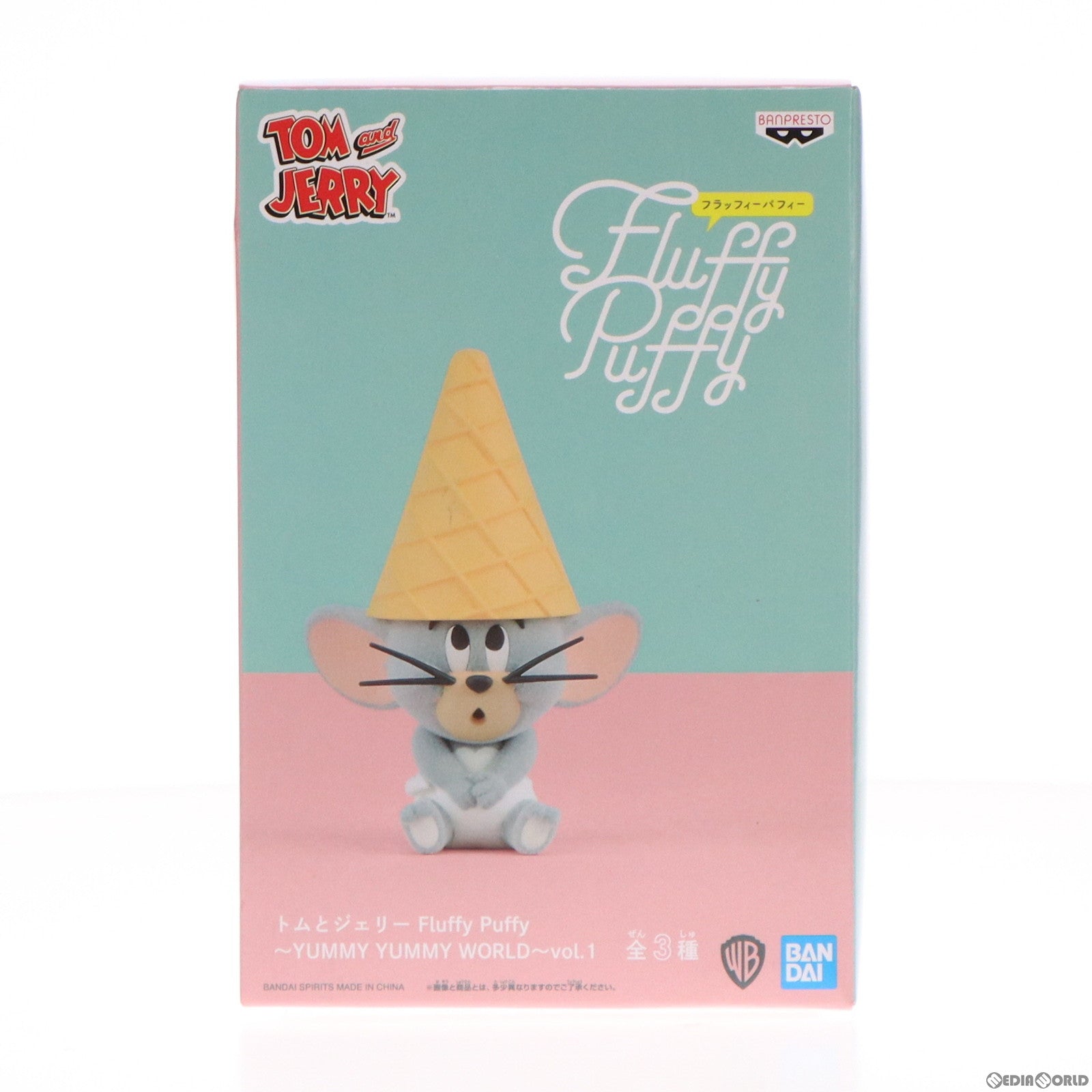 【中古即納】[FIG] タフィー トムとジェリー Fluffy Puffy～YUMMY YUMMY WORLD～vol.1 フィギュア プライズ(2606160) バンプレスト(20220620)