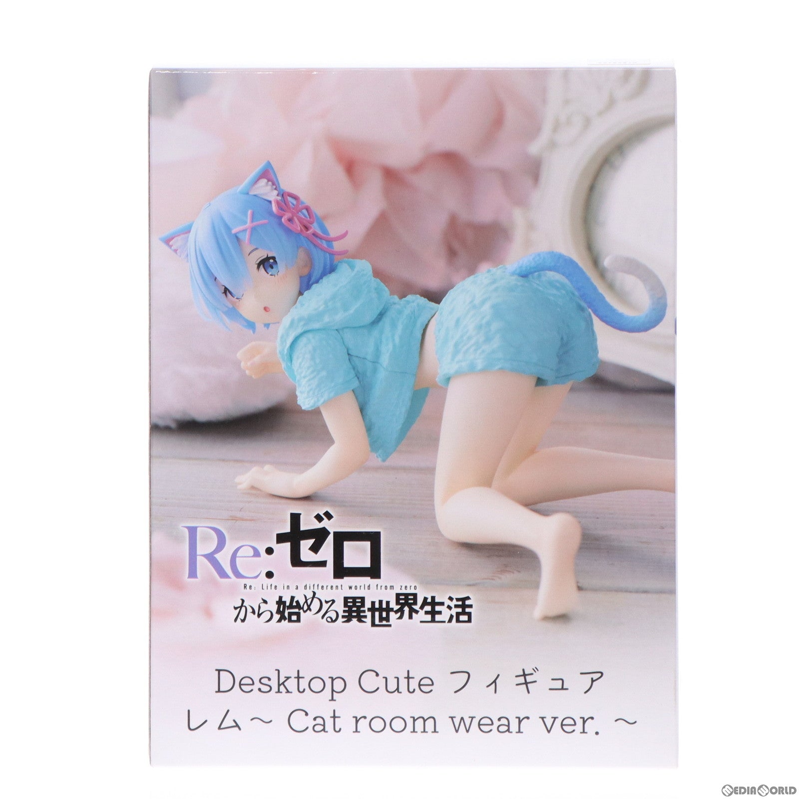 【中古即納】[FIG] レム Re:ゼロから始める異世界生活 Desktop Cute フィギュア レム～Cat room wear ver.～ プライズ(451619600) タイトー(20230820)