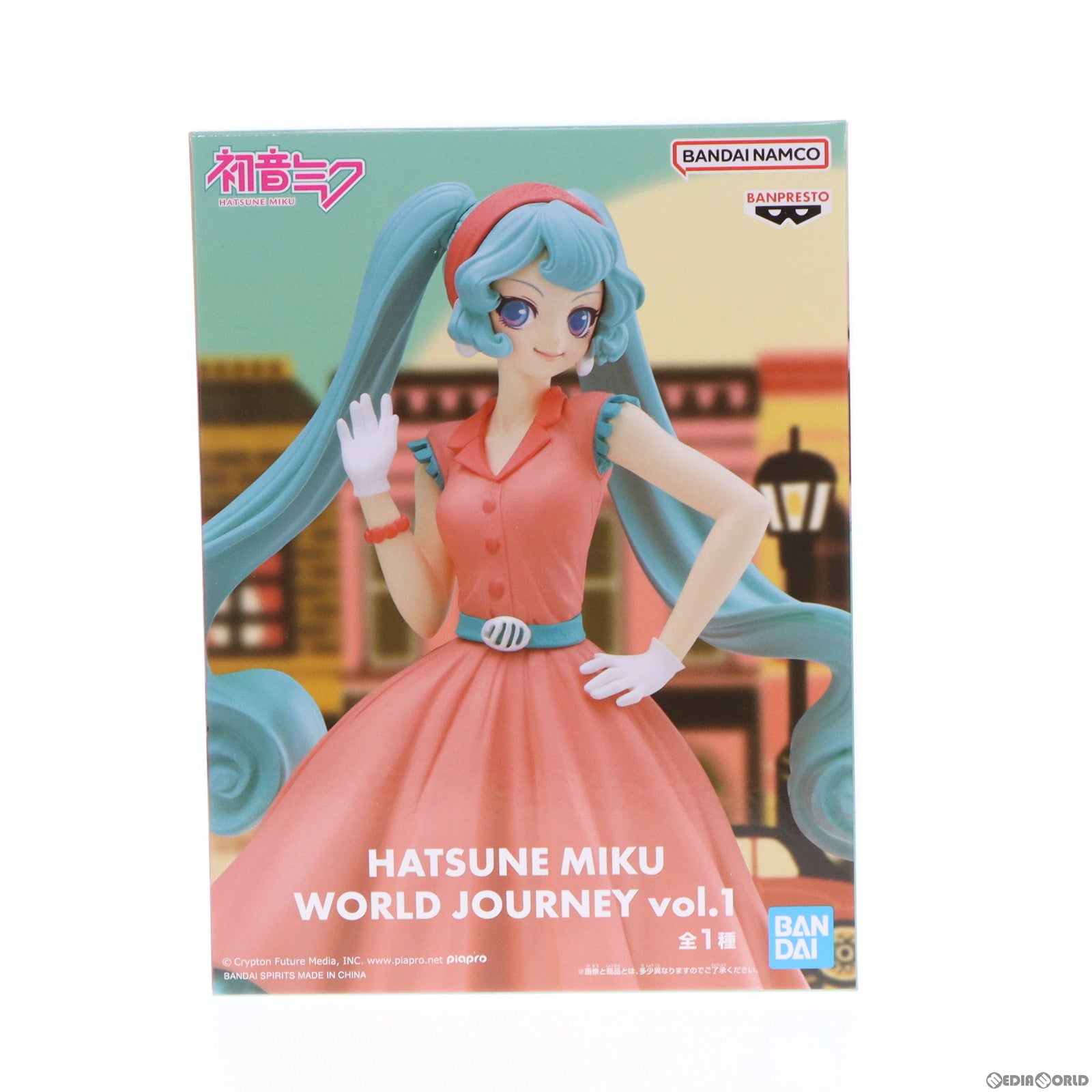 【中古即納】[FIG] 初音ミク HATSUNE MIKU WORLD JOURNEY vol.1 フィギュア プライズ(2559711) バンプレスト(20231120)