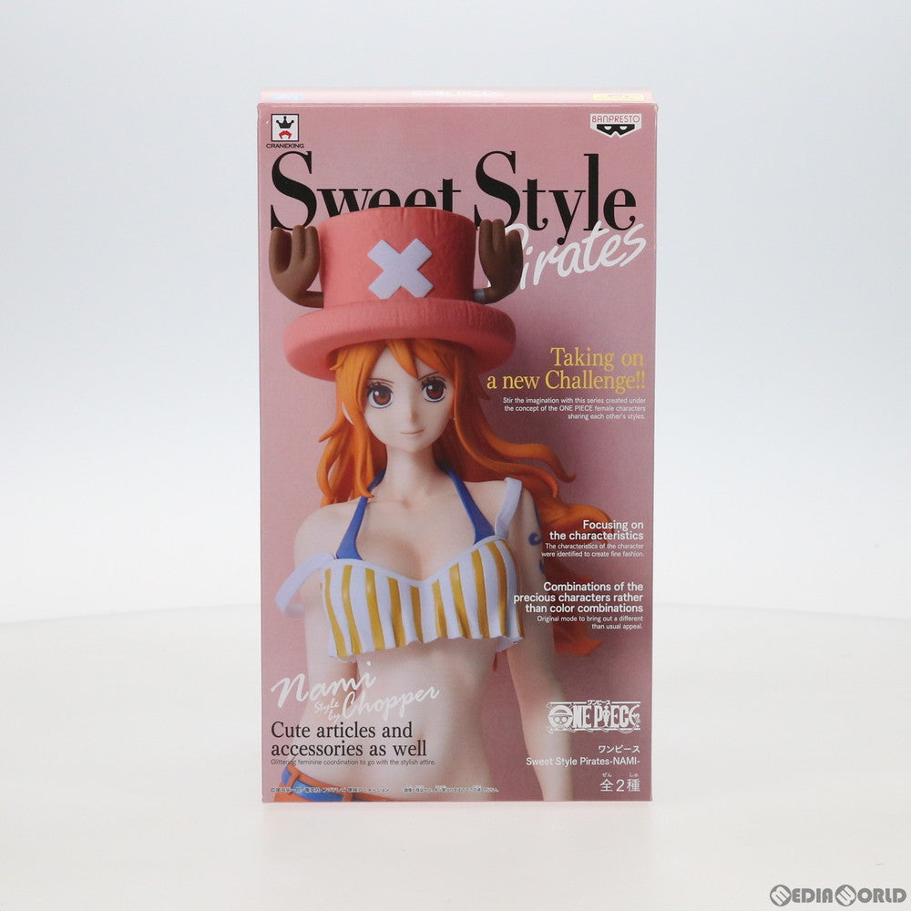 【中古即納】[FIG] ナミ(ノーマルカラー) ワンピース Sweet Style Pirates -NAMI- ONE PIECE フィギュア プライズ(39114) バンプレスト(20190228)