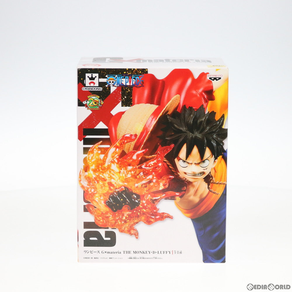 【中古即納】[FIG] モンキー・D・ルフィ G×materia THE MONKEY・D・LUFFY ONE PIECE(ワンピース) フィギュア プライズ(39112) バンプレスト(20190220)