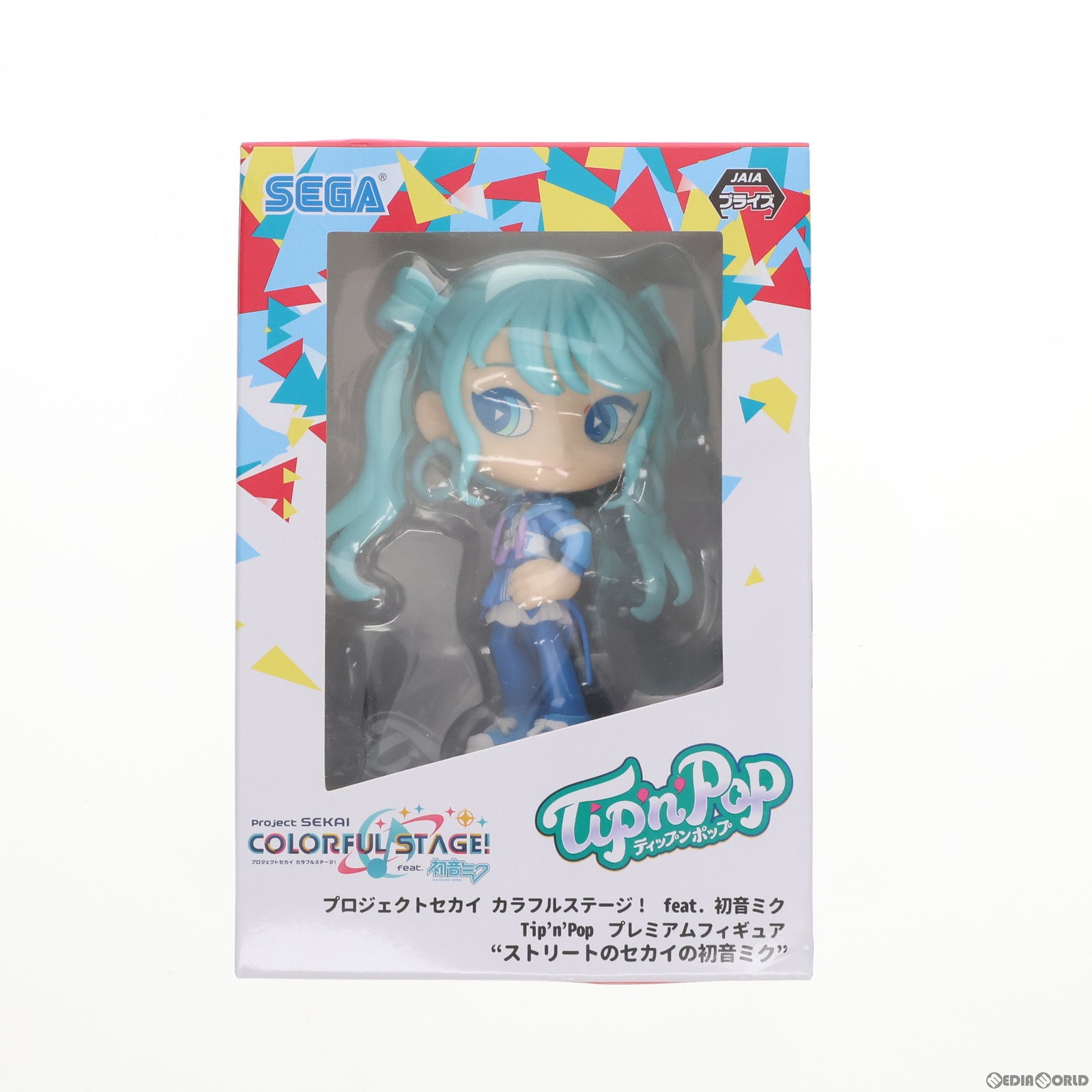 【中古即納】[FIG] ストリートのセカイの初音ミク(アナザーカラー) プロジェクトセカイ カラフルステージ! feat. 初音ミク プレミアムTip'n'Popフィギュア『ストリートのセカイの初音ミク』 プライズ(1063512) セガ(20221220)