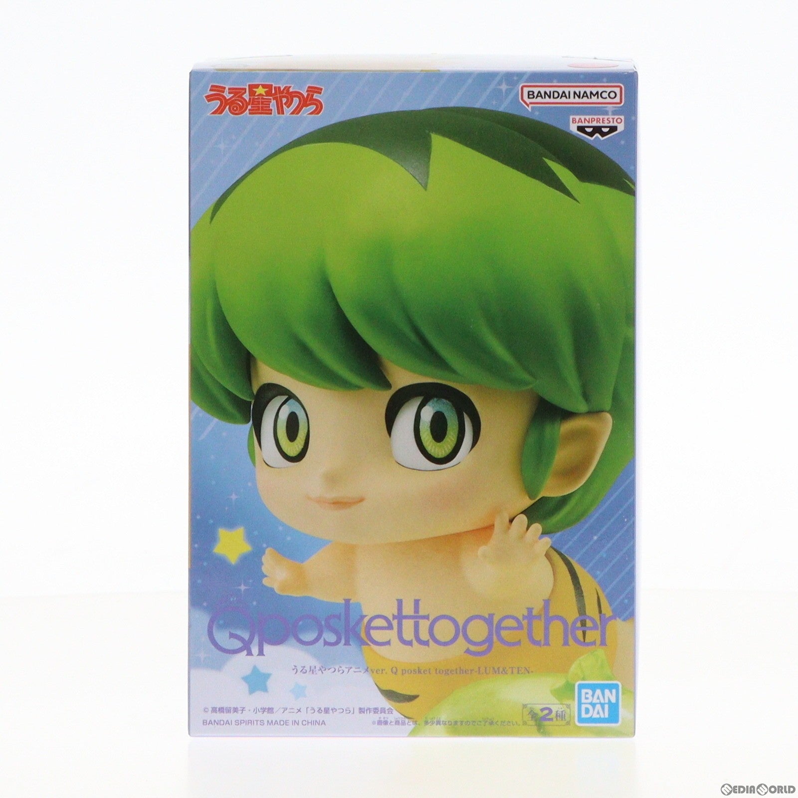 【中古即納】[FIG] テン うる星やつら アニメver. Q posket together-LUM&TEN- フィギュア プライズ(2672891) バンプレスト(20240120)