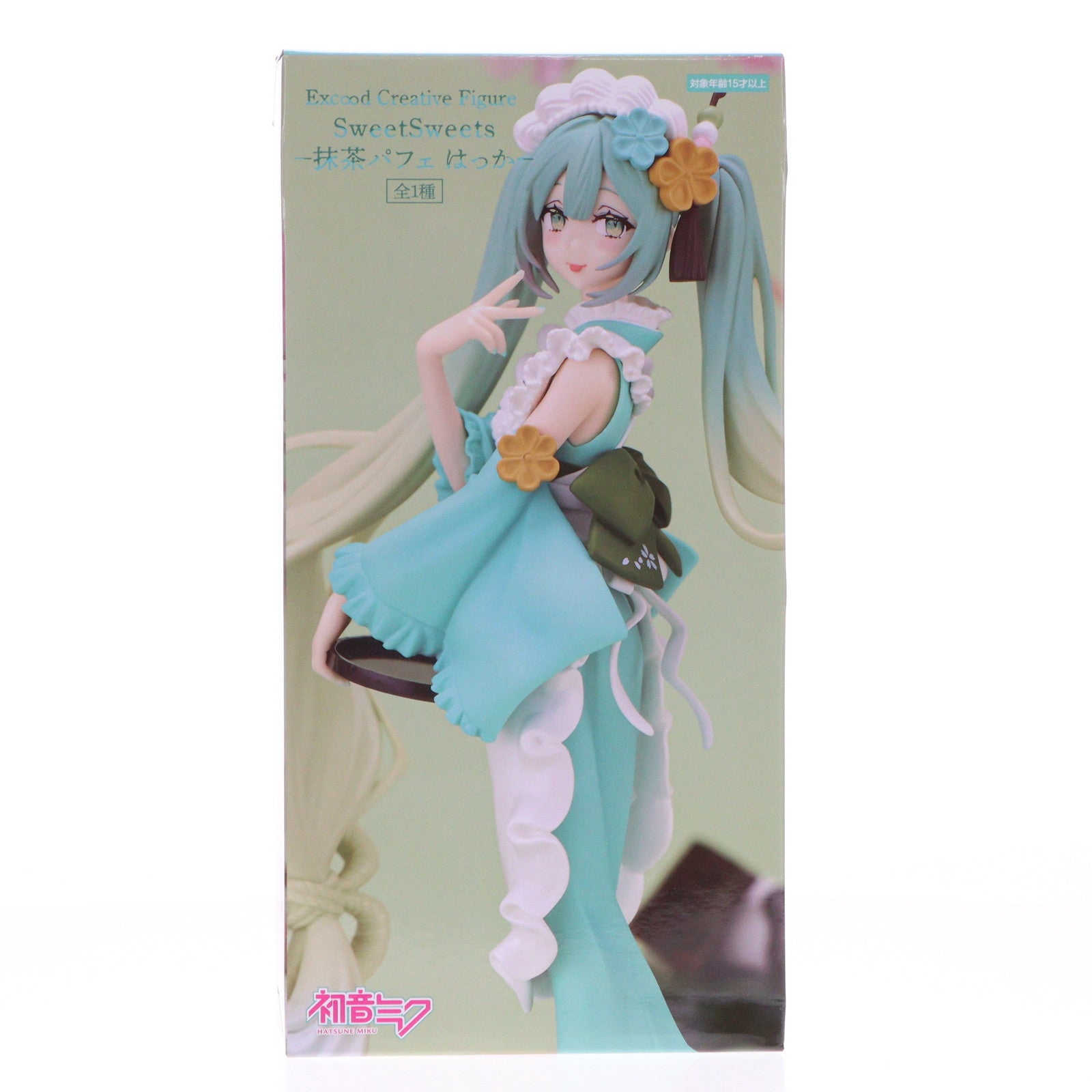 【中古即納】[FIG] 初音ミク Exc∞d Creative Figure SweetSweets-抹茶パフェ はっか- キャラクター・ボーカル・シリーズ01 初音ミク フィギュア プライズ(AMU-PRZ17284) フリュー(20240810)