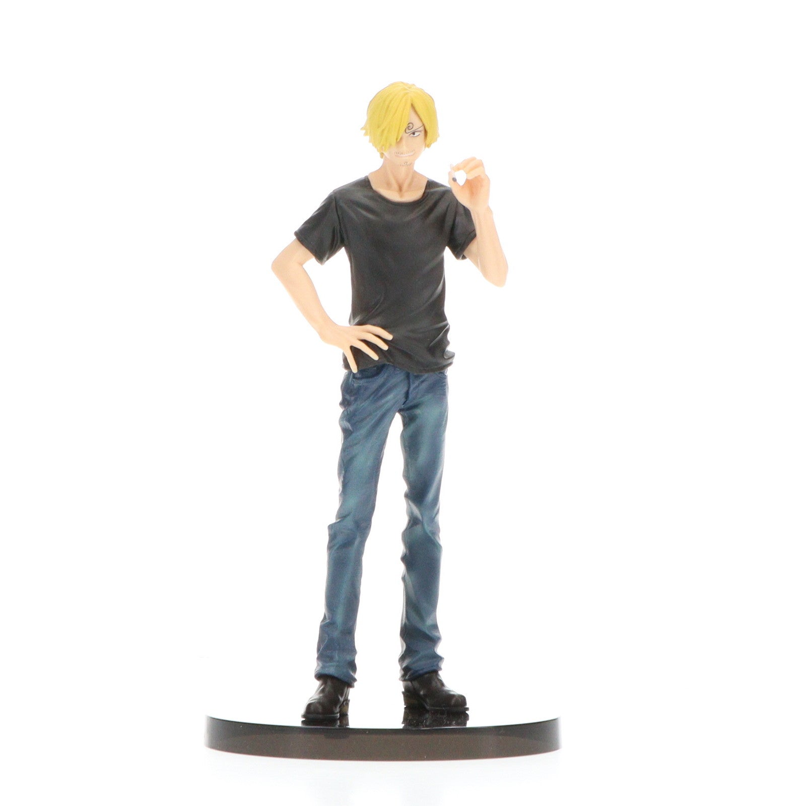 【中古即納】[FIG] サンジ(ブラック×ブルー) ワンピース JEANS FREAK vol.8 ONE PIECE フィギュア プライズ(36325) バンプレスト(20160414)