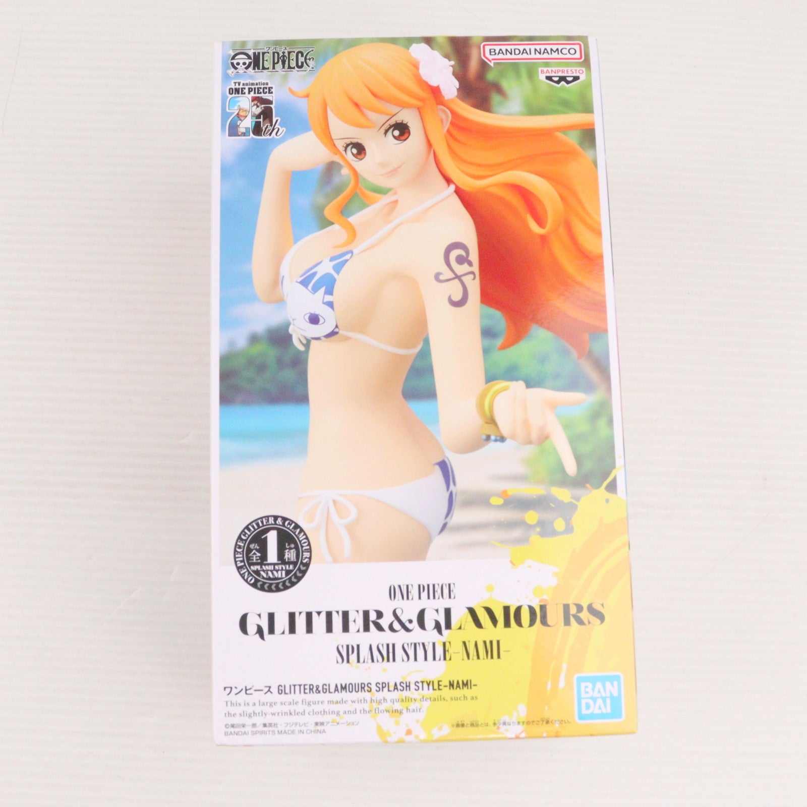 【中古即納】[FIG] ナミ ワンピース GLITTER&GLAMOURS SPLASH STYLE-NAMI- ONE PIECE フィギュア プライズ(2712915) バンプレスト(20240720)