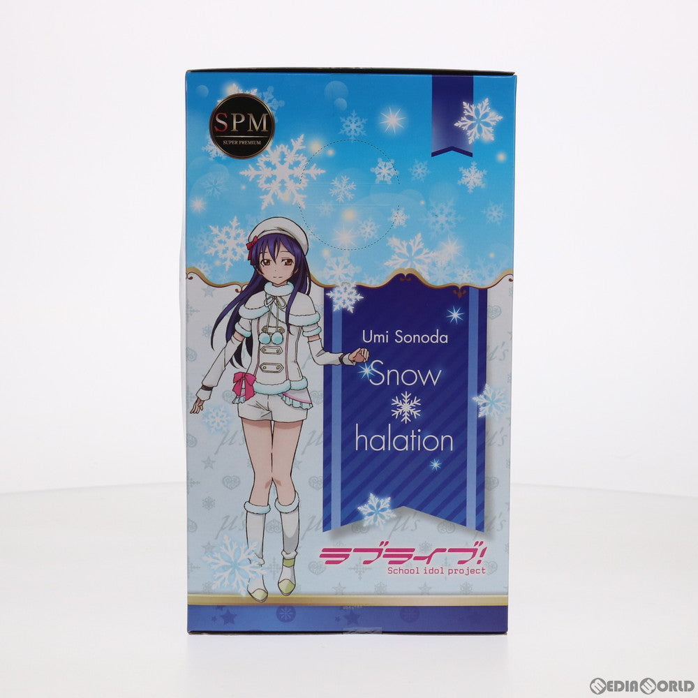 【中古即納】[FIG] 園田海未(そのだうみ) スーパープレミアムフィギュア 『園田海未-Snow halation』 ラブライブ! フィギュア プライズ(1010467) セガ(20150820)