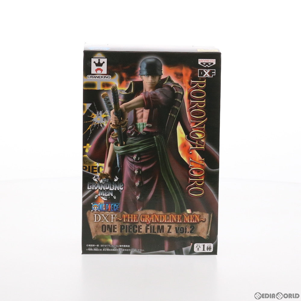 【中古即納】[FIG] ロロノア・ゾロ ワンピース DXF～THE GRANDLINE MEN～ ONE PIECE FILM Z vol.2 フィギュア プライズ(48683) バンプレスト(20131220)