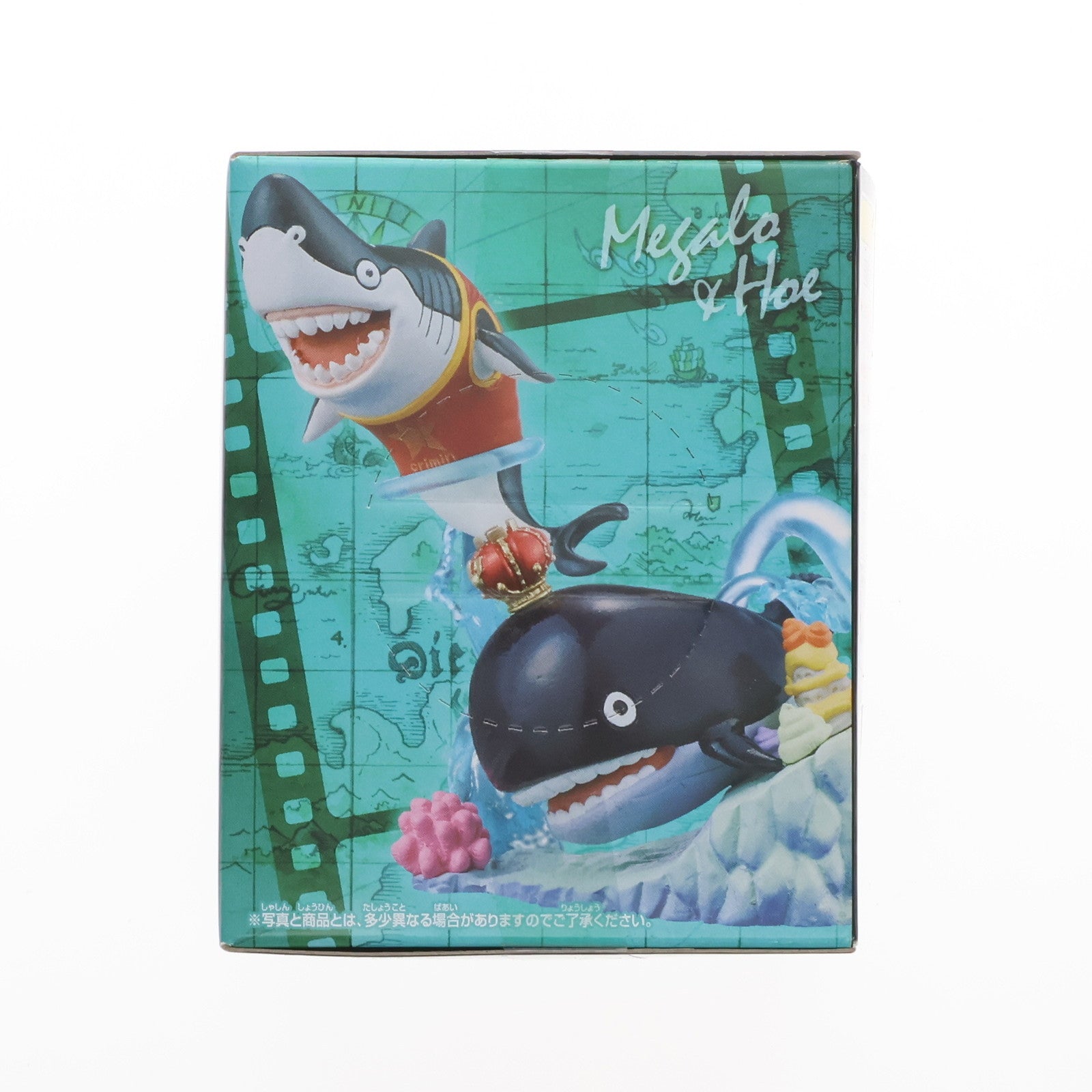 【中古即納】[FIG] メガロ&ホエ ワンピース デスクトップシアターフィギュア～SEA ANIMALS～ ONE PIECE プライズ(48527) バンプレスト(20130810)