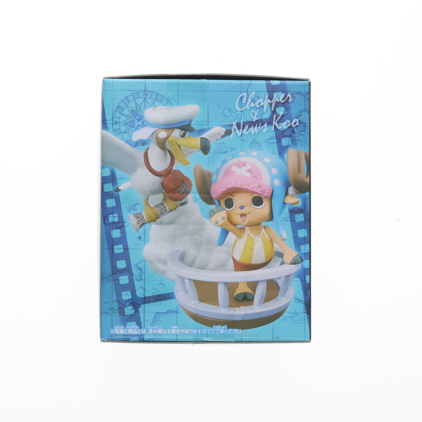 【中古即納】[FIG] チョッパー&ニュース・クー ワンピース デスクトップシアターフィギュア～SEA ANIMALS～ ONE PIECE プライズ(48527) バンプレスト(20130810)