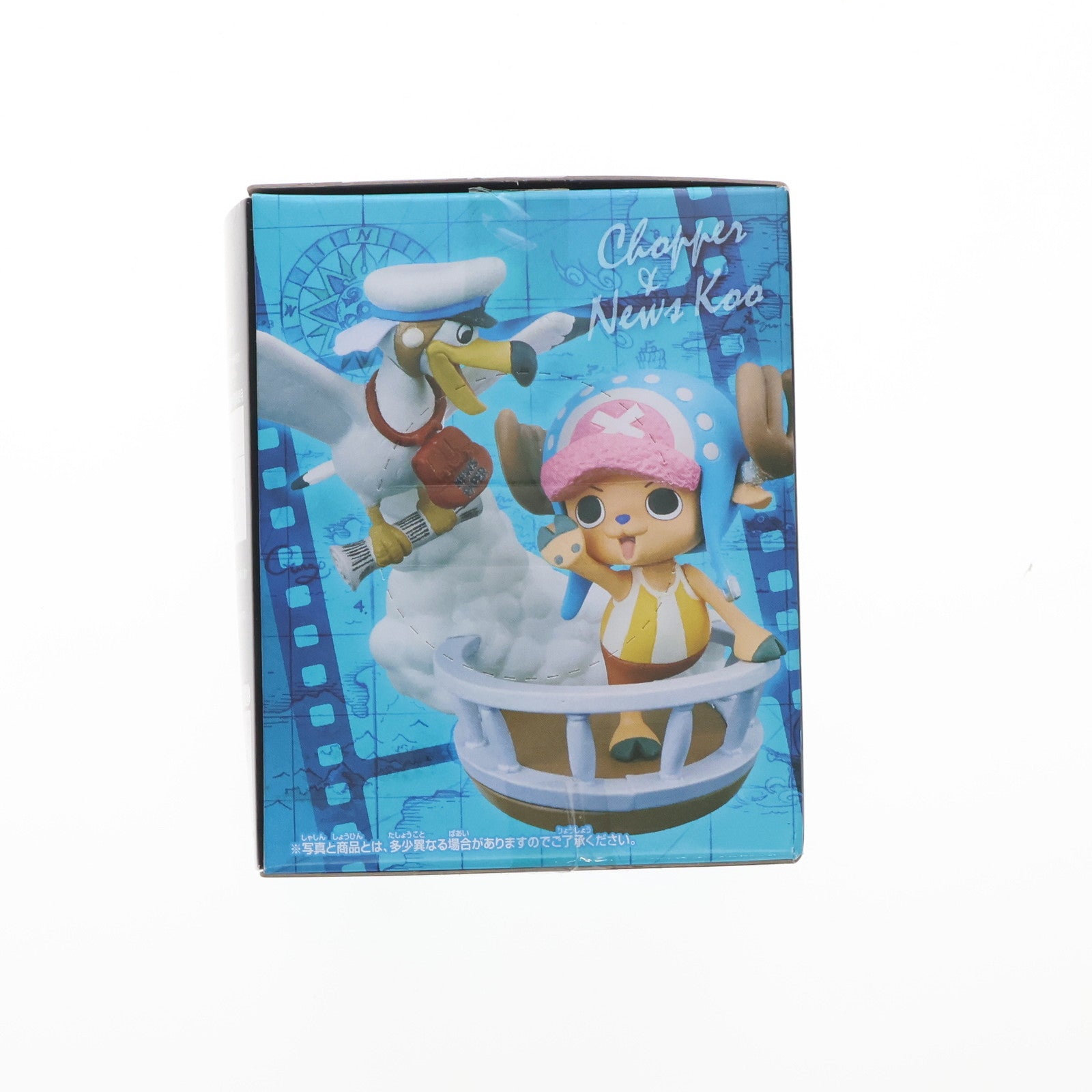 【中古即納】[FIG] チョッパー&ニュース・クー ワンピース デスクトップシアターフィギュア～SEA ANIMALS～ ONE PIECE プライズ(48527) バンプレスト(20130810)