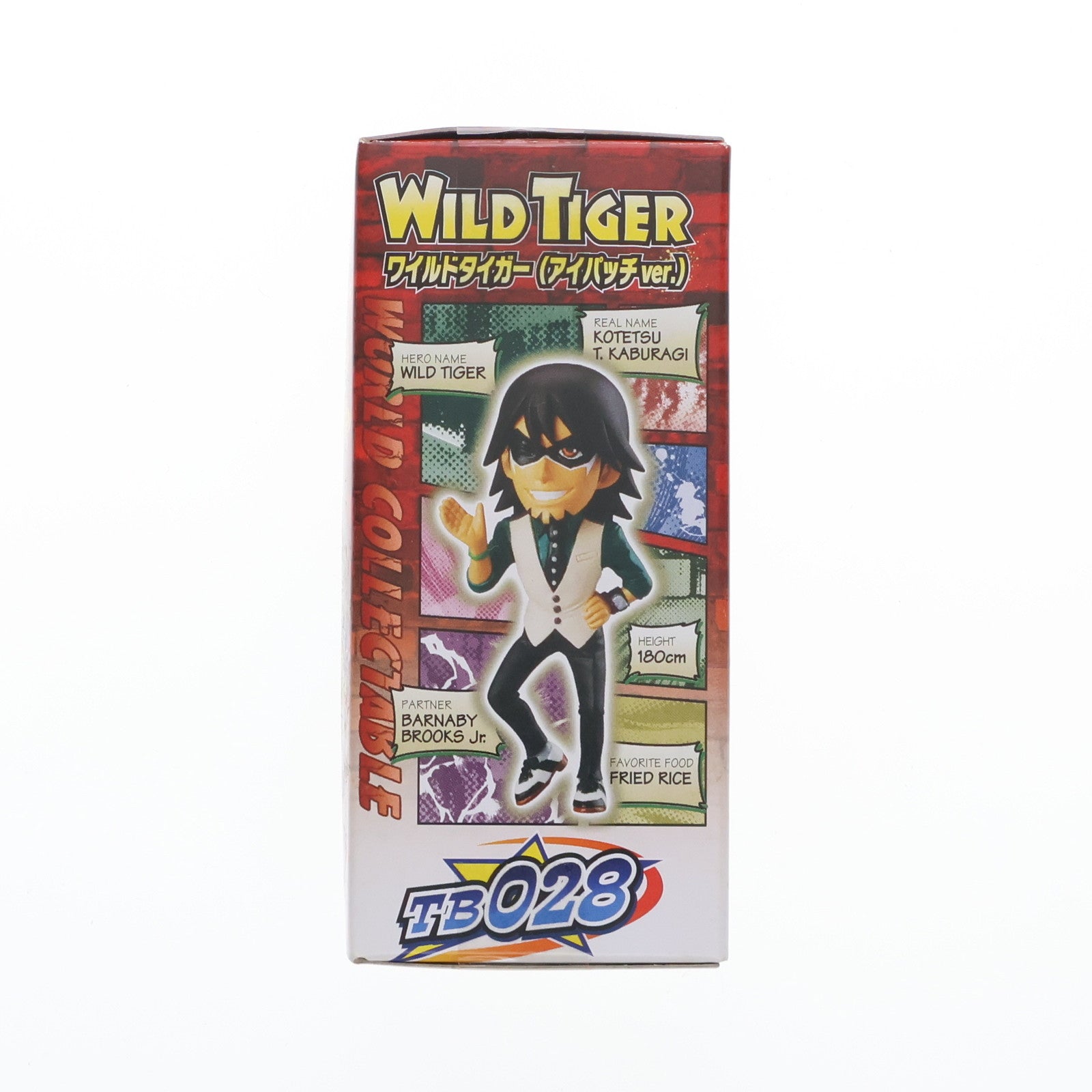 【中古即納】[FIG] ワイルドタイガー(アイパッチver.) TIGER & BUNNY(タイガー&バニー) ワールドコレクタブルフィギュア vol.4 フィギュア プライズ(48119) バンプレスト(20121020)