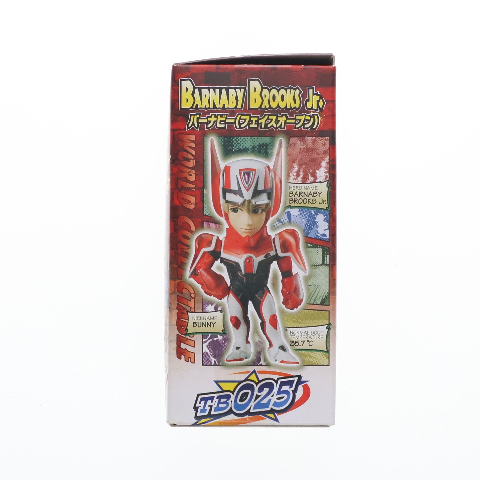 【中古即納】[FIG] バーナビー(マスクオープン) TIGER & BUNNY(タイガー&バニー) ワールドコレクタブルフィギュア vol.4 フィギュア プライズ(48119) バンプレスト(20121020)