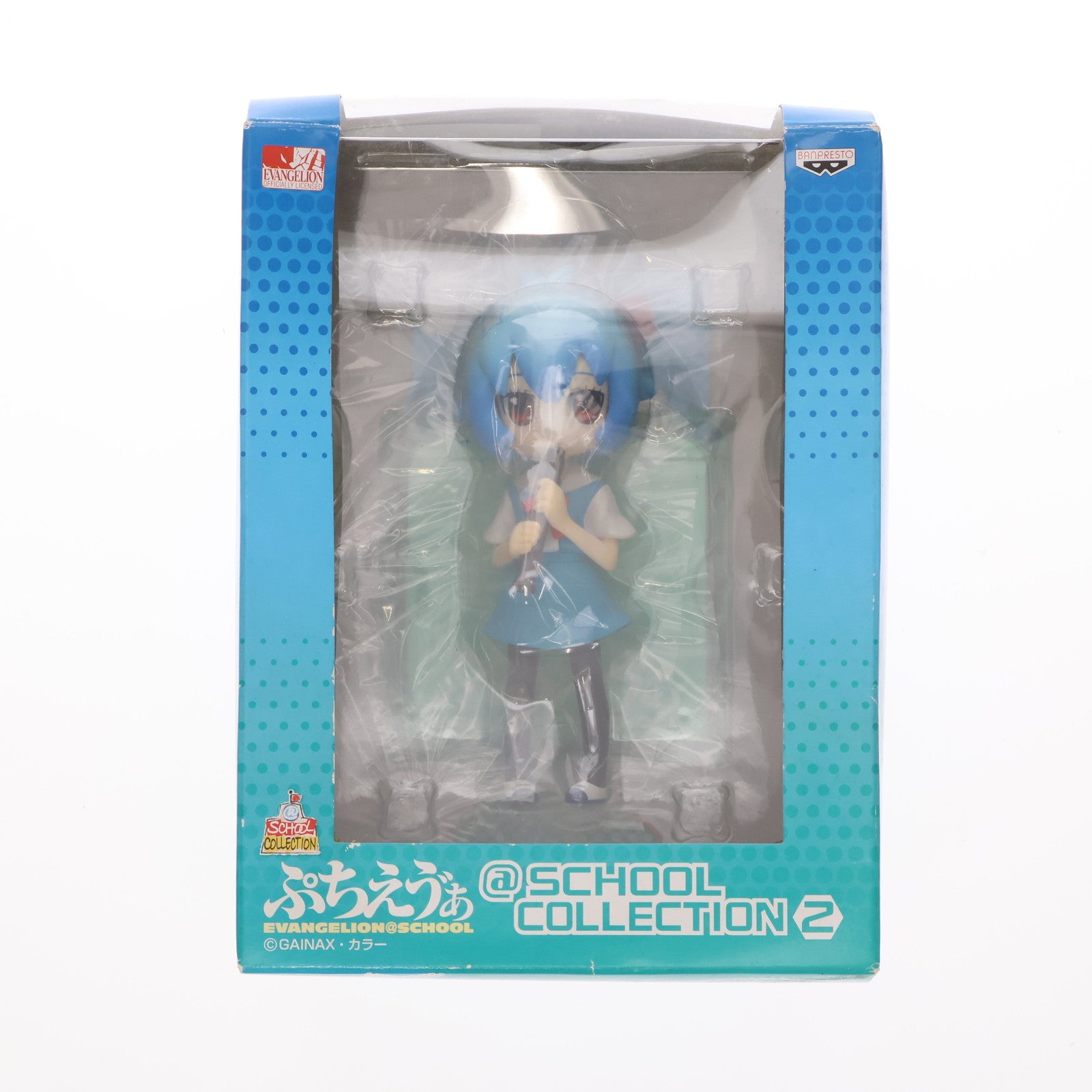 【中古即納】[FIG] 綾波レイ 新世紀エヴァンゲリオン ぷちえう゛ぁ＠SCHOOL COLLECTION 2 フィギュア プライズ バンプレスト(20101231)